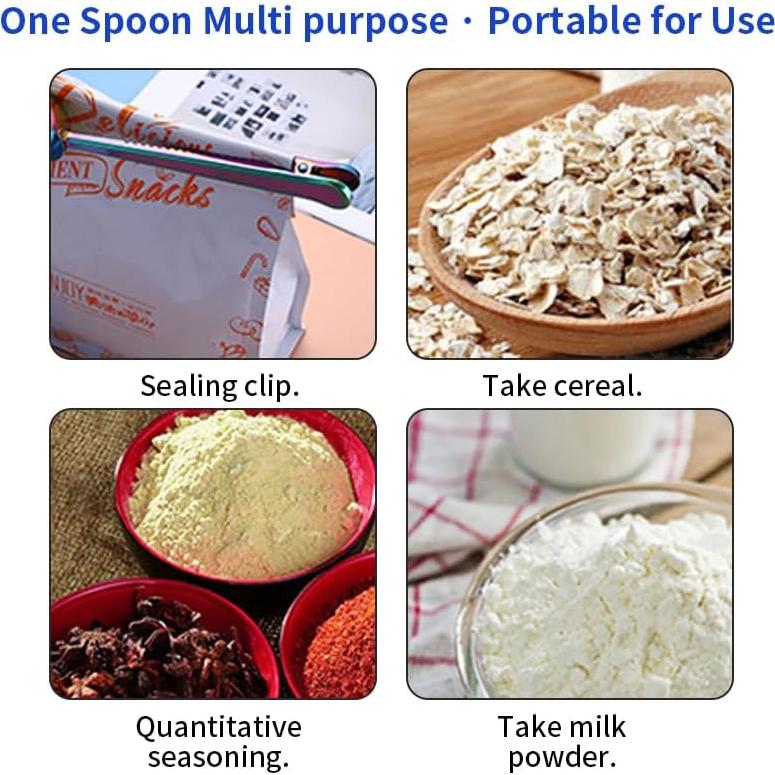 Cuchara Medidora 2 en 1 Acero Inoxidable BJGZ-HC 5PCS