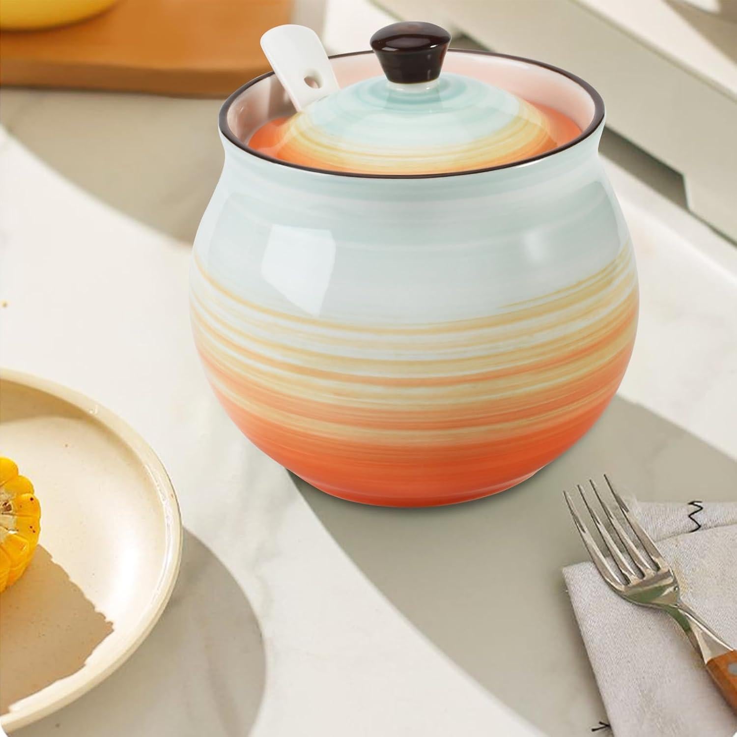 Contenedor de grasa de tocino Koythin 652 ml con colador