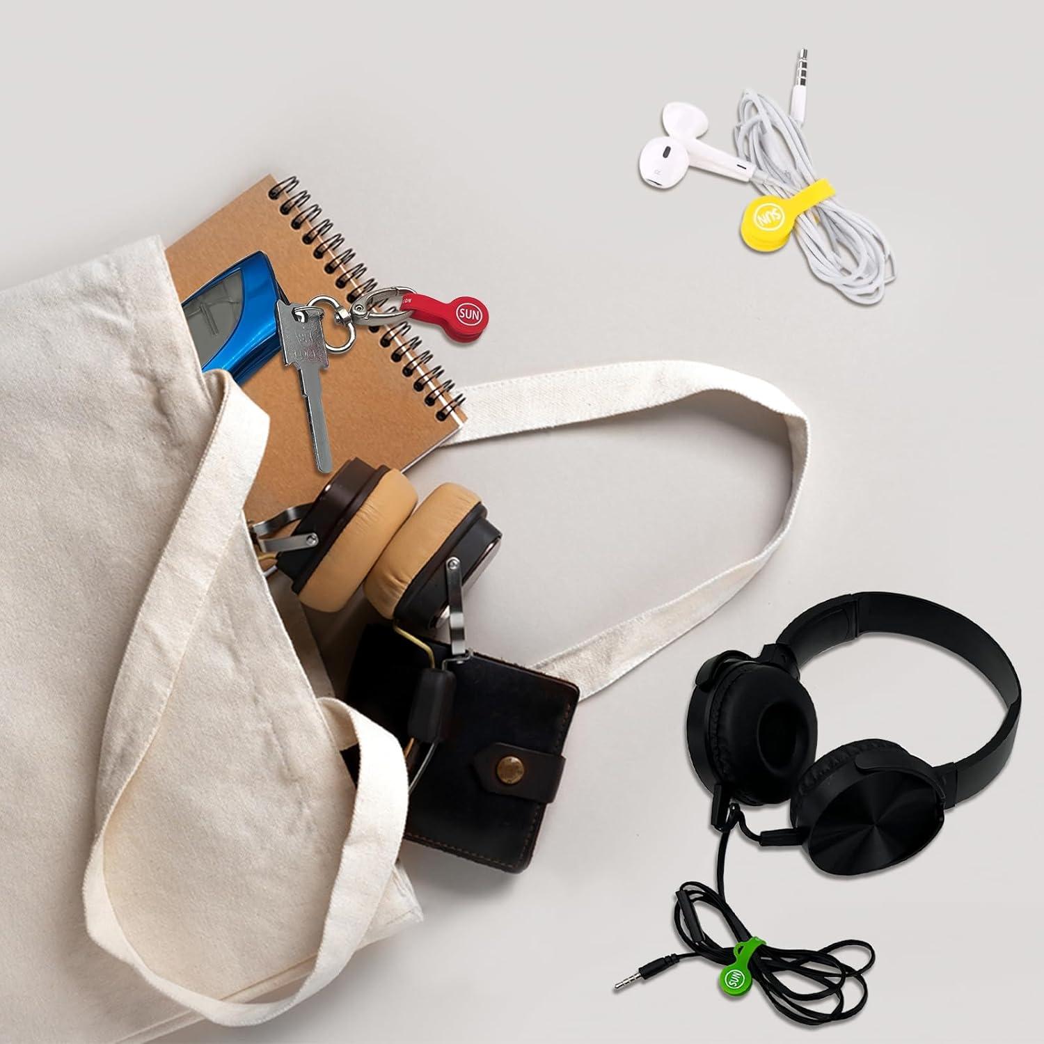 Clips Magnéticos para Cables SUNFICON 7 Piezas Silicona