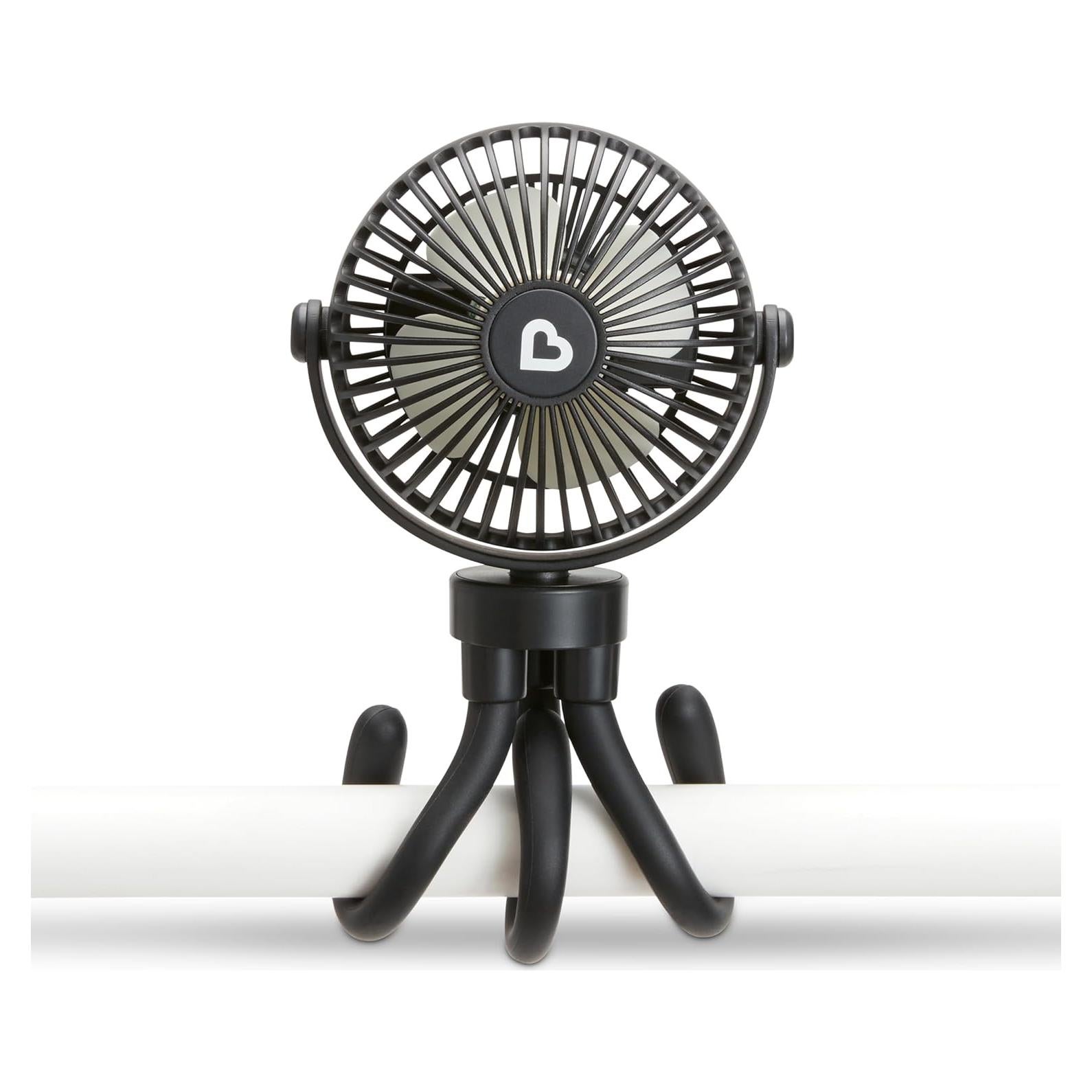 Ventilador Portátil Munchkin para Bebés - 4 Velocidades, Negro