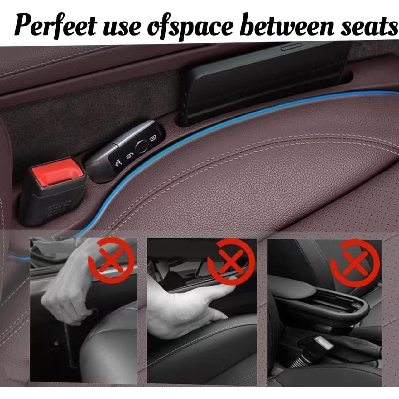 Relleno de Espacio entre Asientos KEEYOYOBE - Marrón, 41x6.5 cm