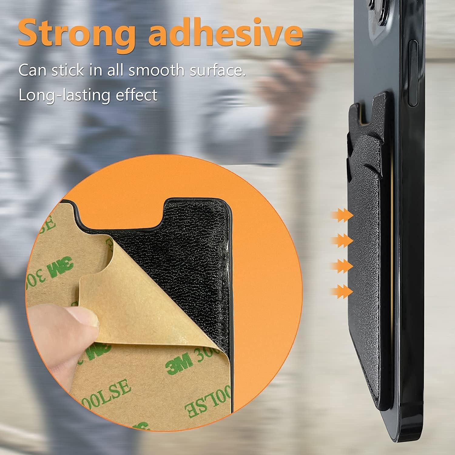 Soporte para Tarjetas de Teléfono Puxnoin - 2 Pack Negro