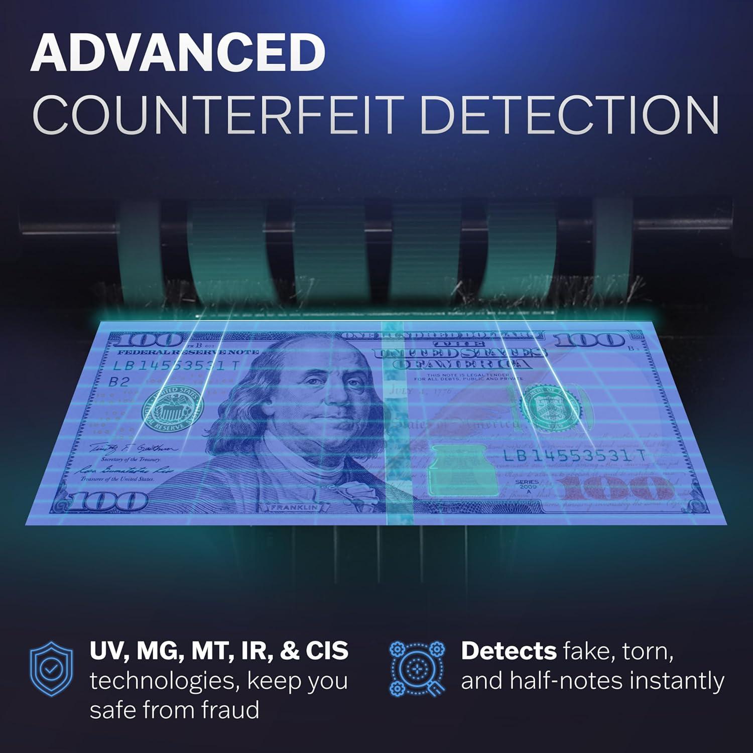 Contadora de Dinero CARNATION CR5 Detección Falsificaciones