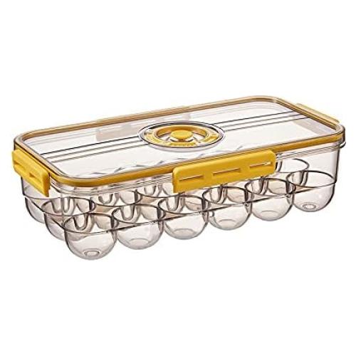 Soporte de Huevos CottonColors Amarillo - 18 Contenedores Apilables