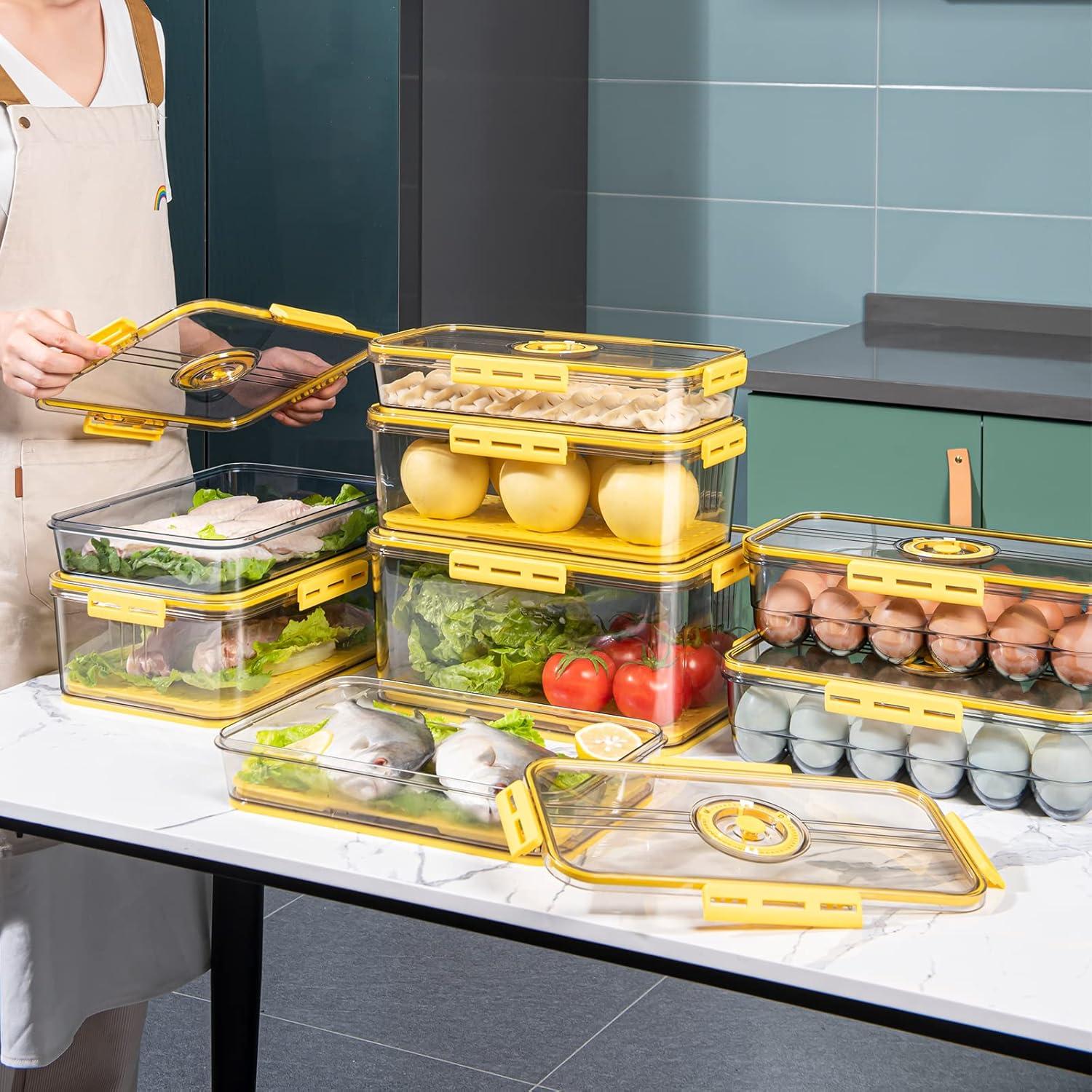 Soporte de Huevos CottonColors Amarillo - 18 Contenedores Apilables