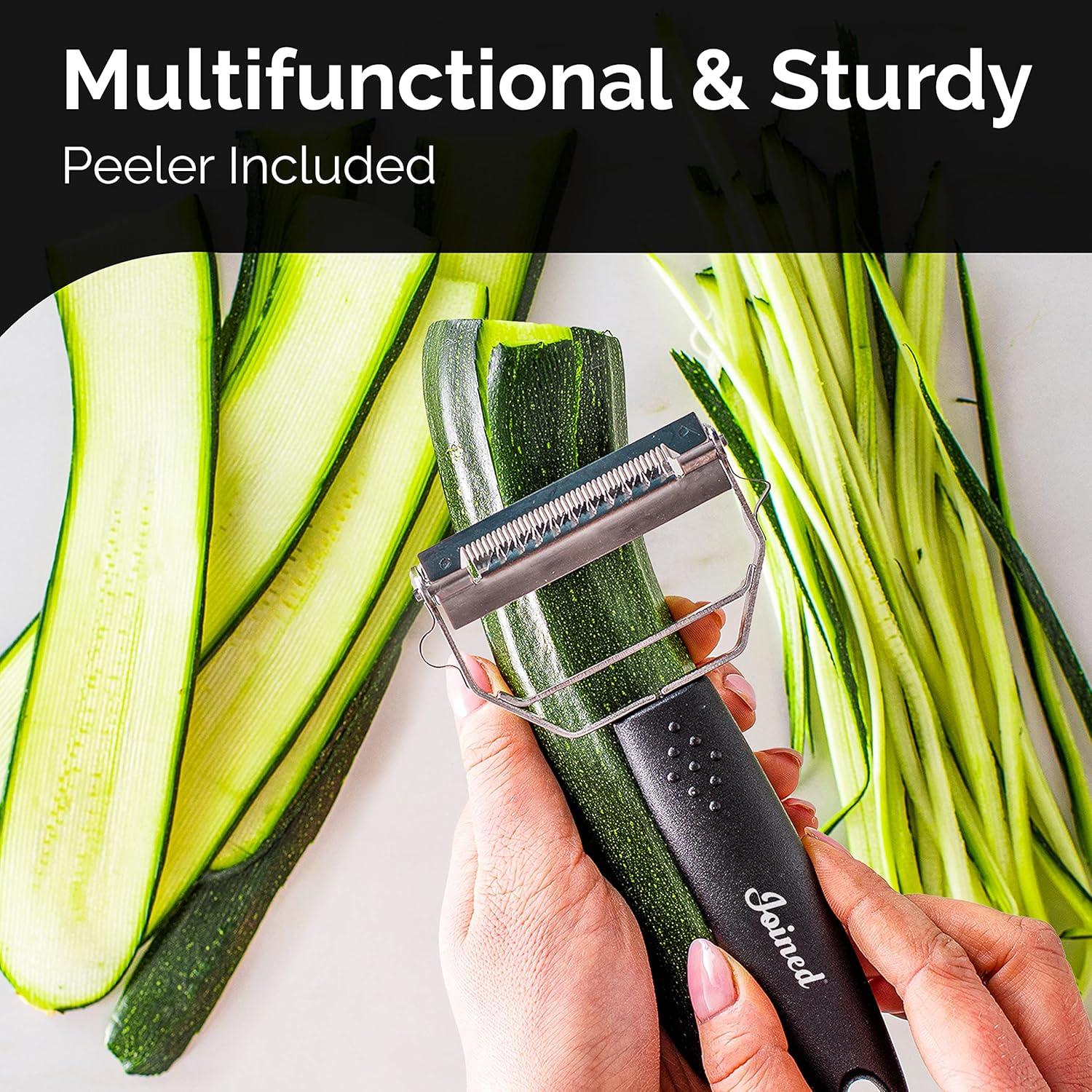 Rallador de Queso Unido con Contenedor y Pelador - Acero Inoxidable