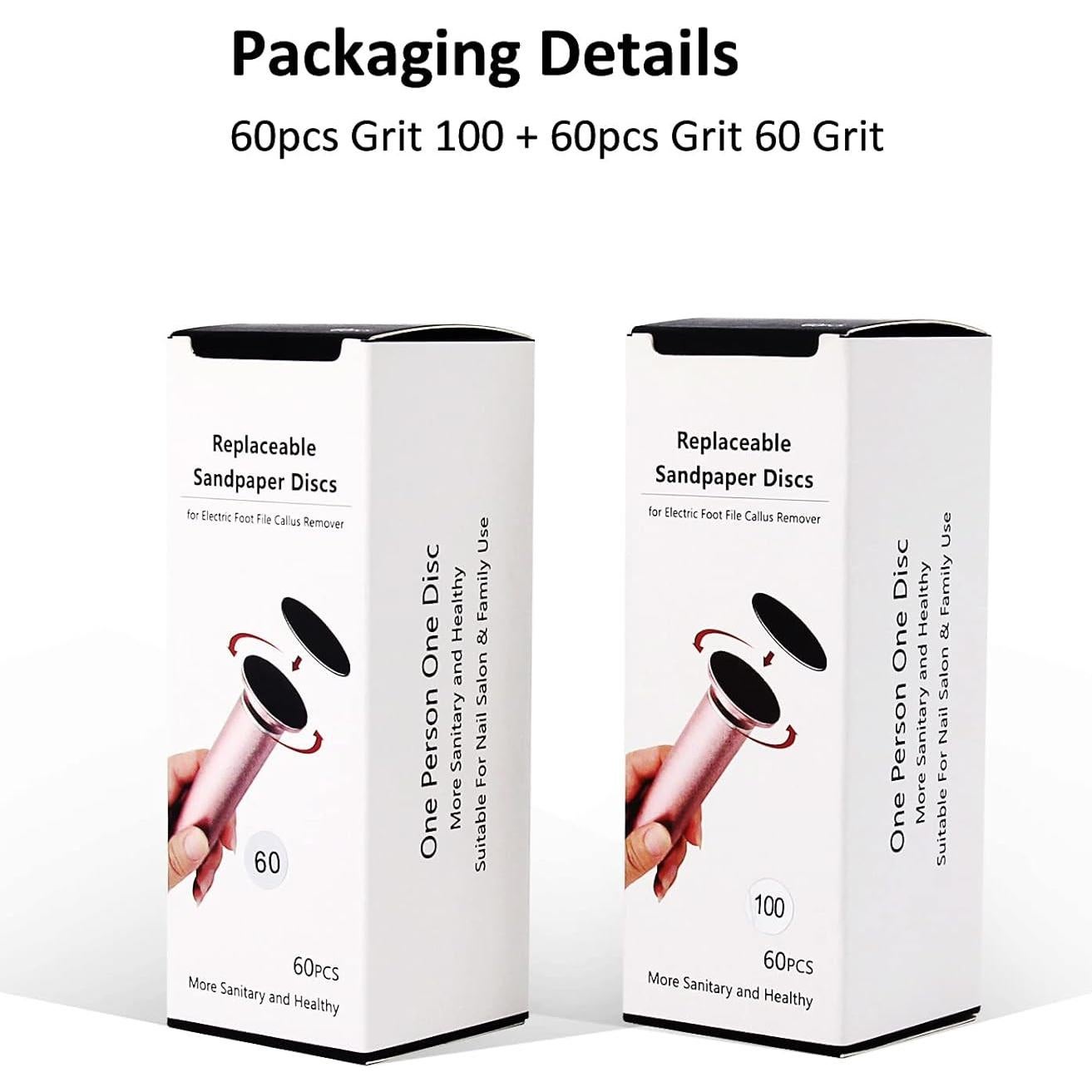 120 Discos de Lija Reemplazables I·B·N para Lima Eléctrica