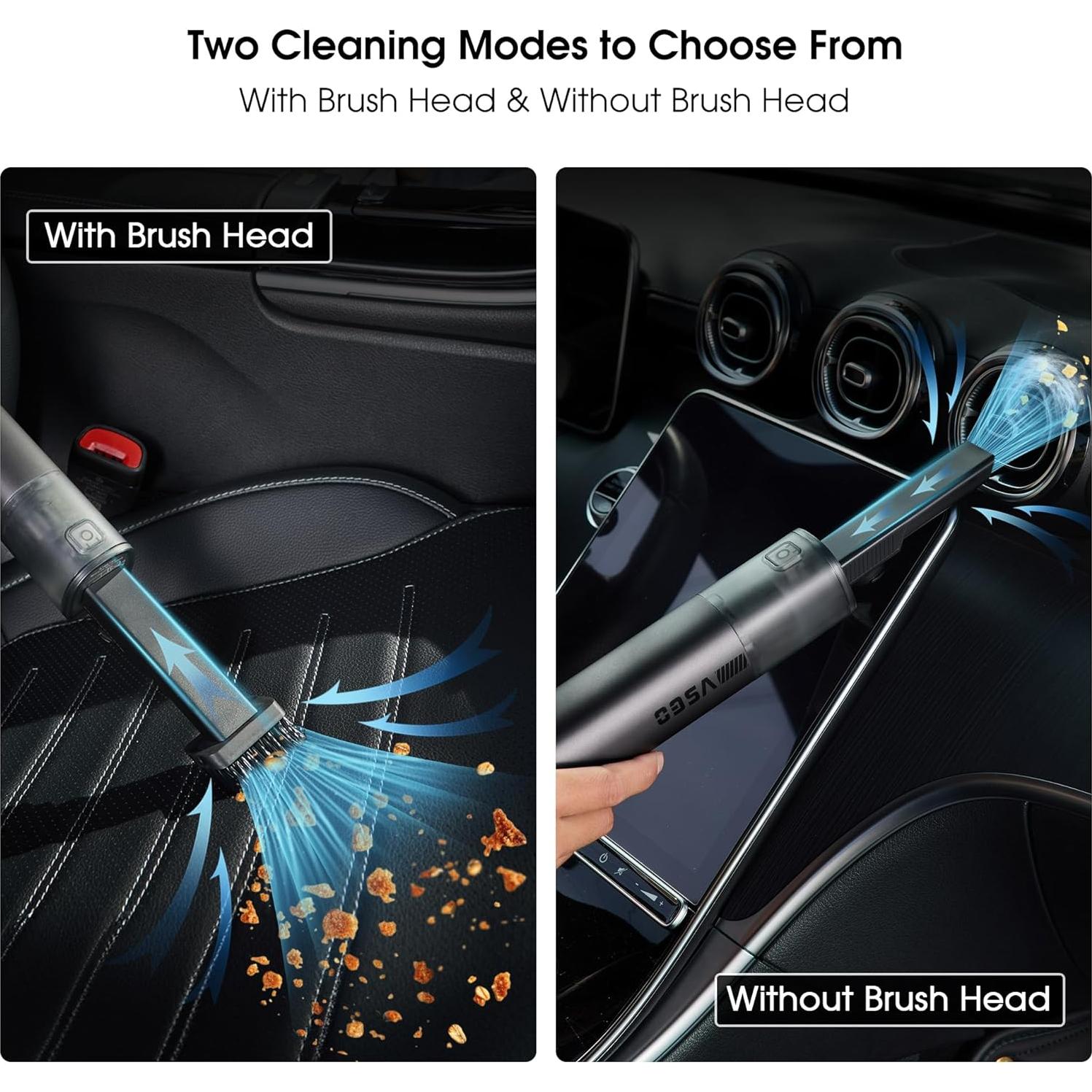 Aspiradora de Coche Inalámbrica VSGO V-EB02-S1E 17000Pa 5 en 1