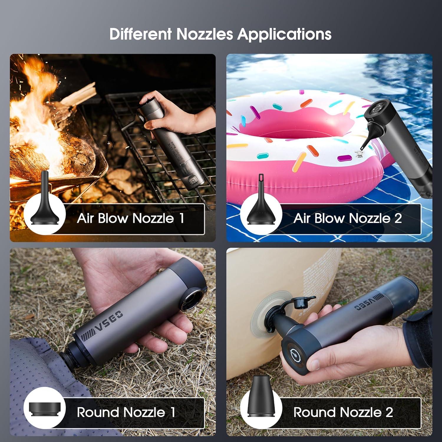 Aspiradora de Coche Inalámbrica VSGO V-EB02-S1E 17000Pa 5 en 1