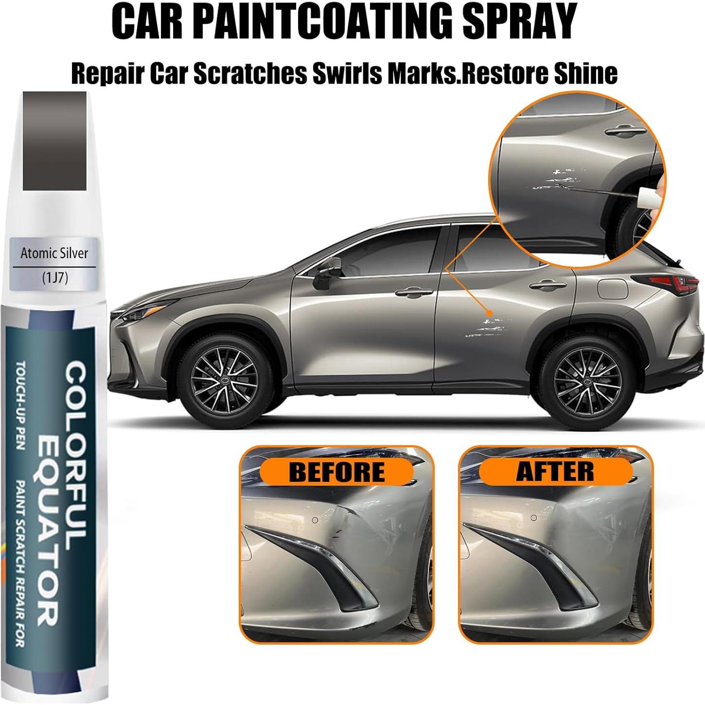 Pintura de Retoque SNSIR Atomic Silver(1J7) para Lexus 12ml