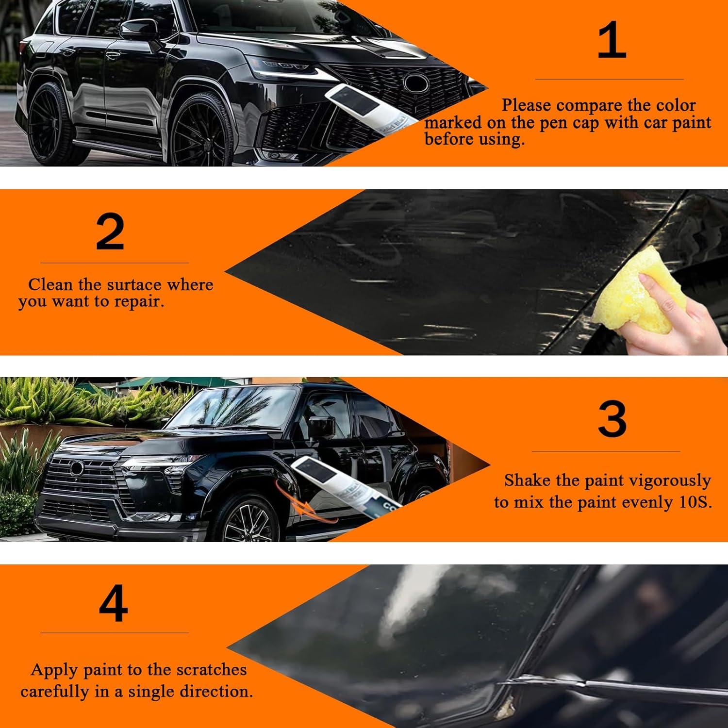 Pintura de Retoque SNSIR Atomic Silver(1J7) para Lexus 12ml