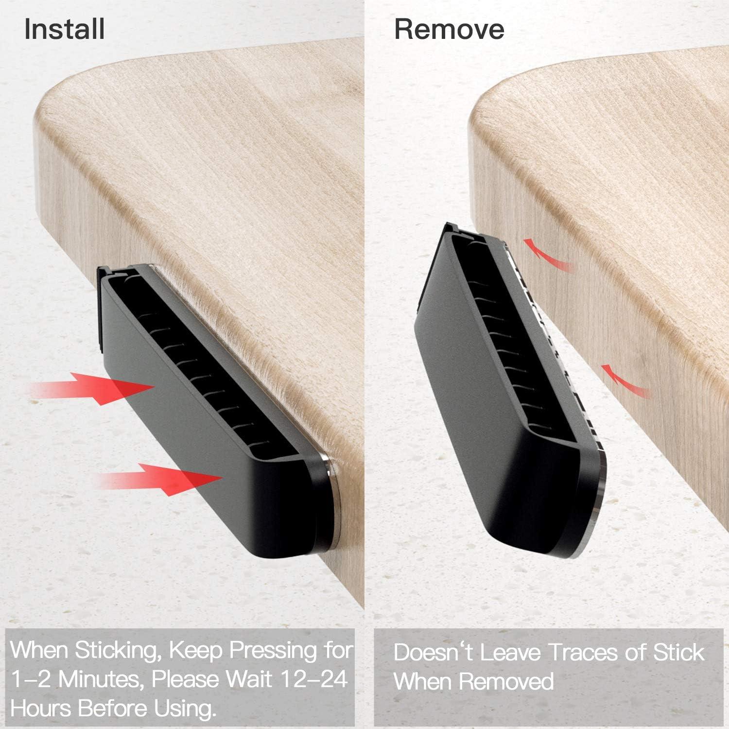 Organizadores de Cables PZOZ - Paquete de 3 Soportes Adhesivos