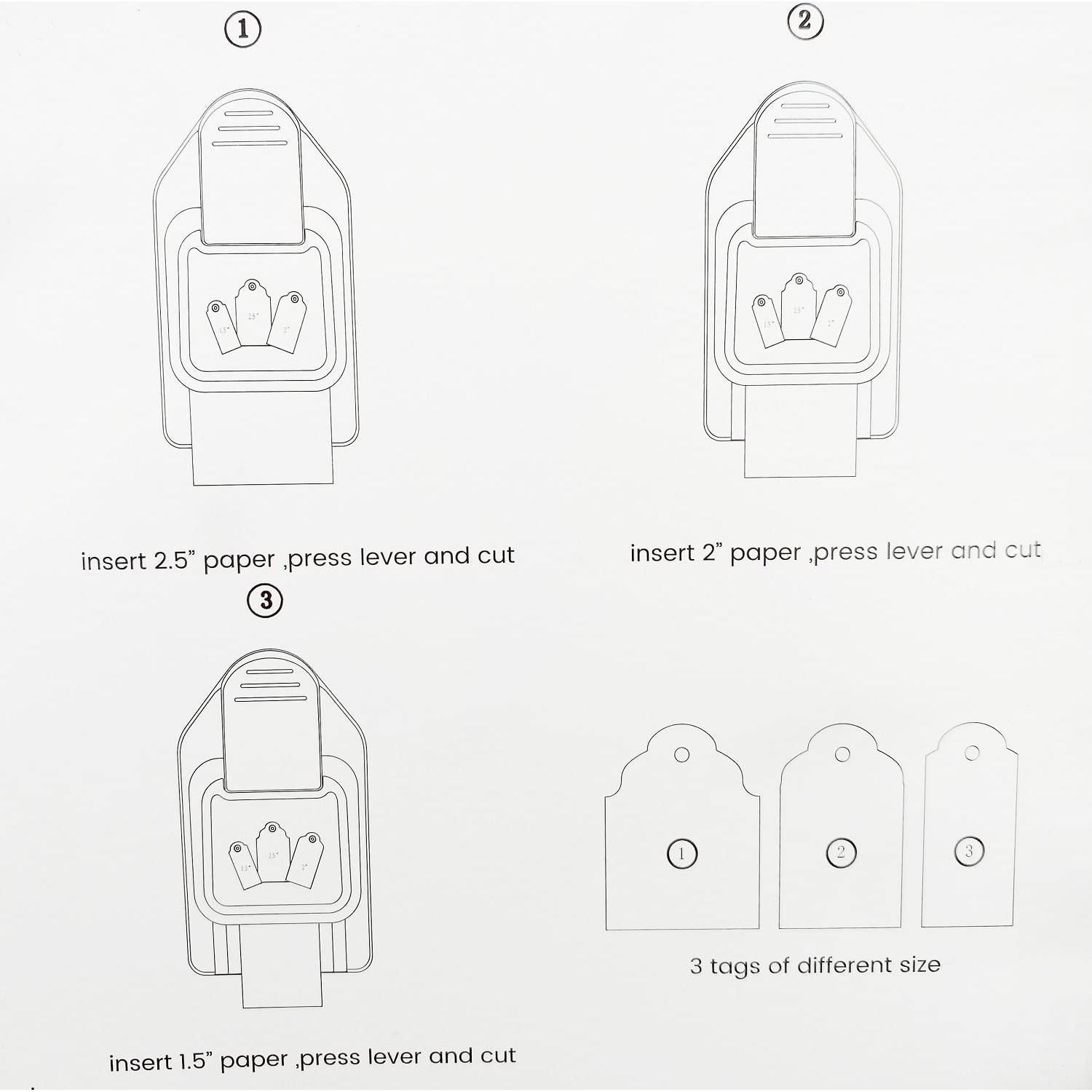 Troqueladora de Etiquetas Redondas MIAO JIN 3 en 1 145x82mm