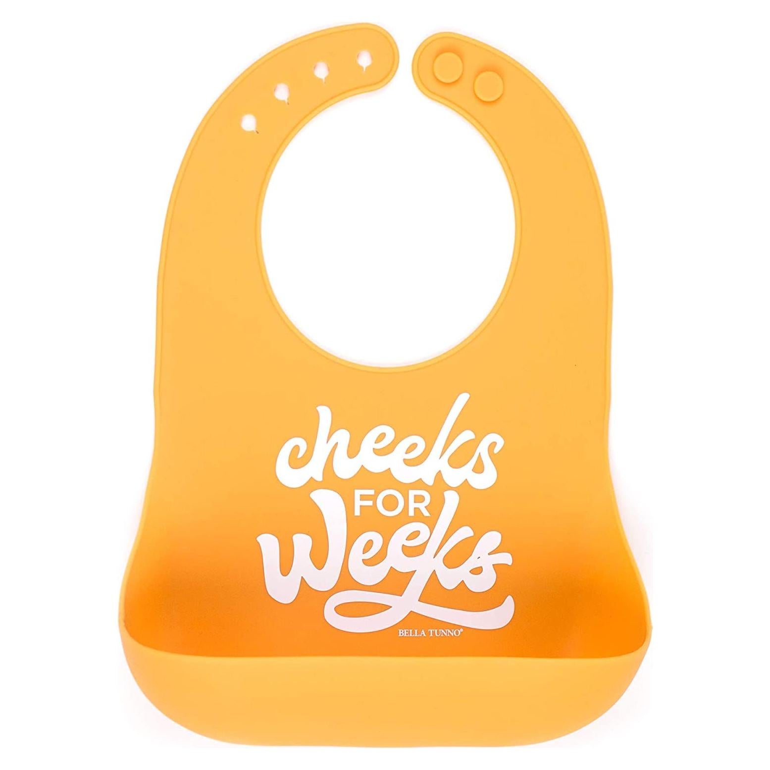 Babero de Silicona Bella Tunno Mejillas por Semanas 1 Unidad