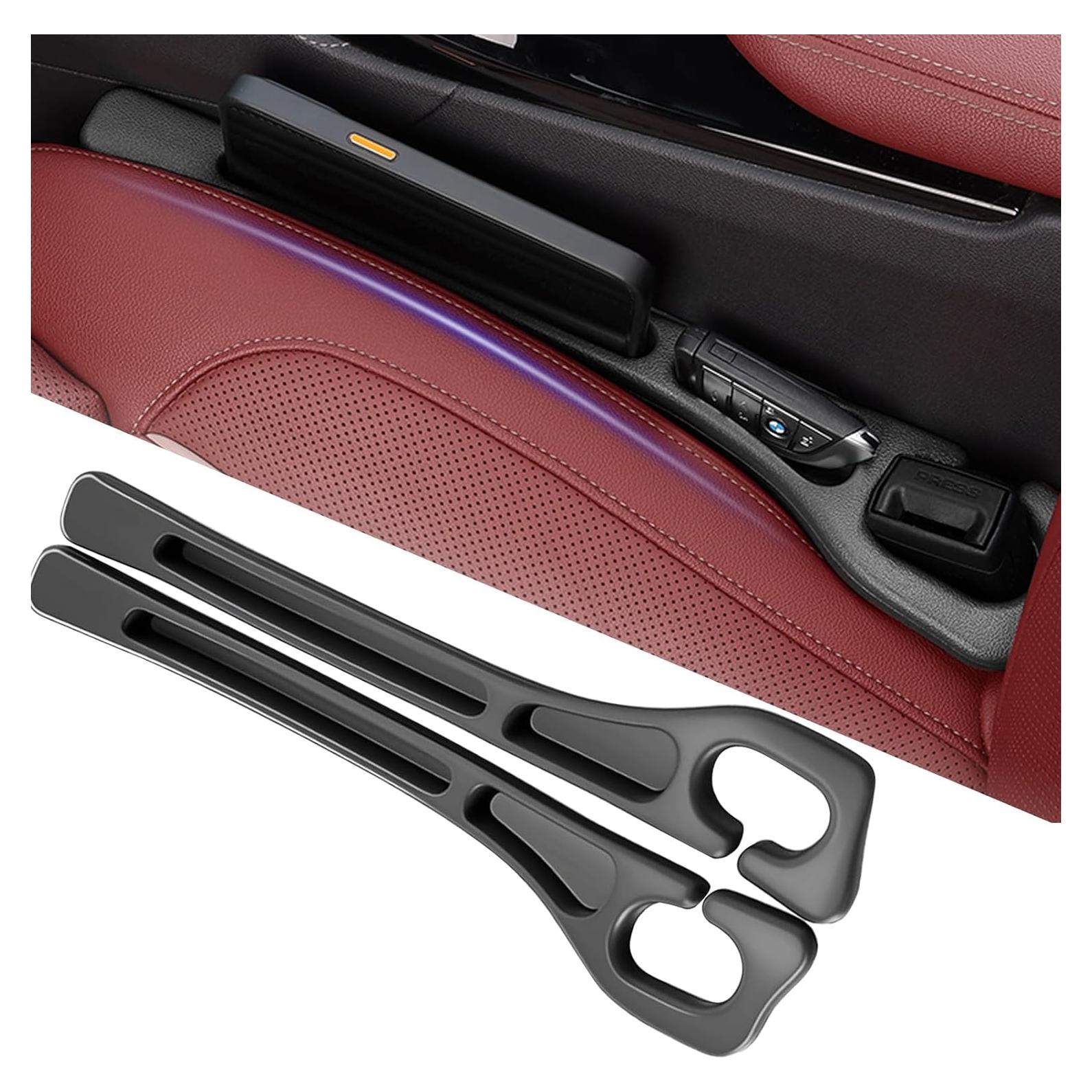 Relleno Espacio Asientos Coche YLXGT 2 Piezas Negro