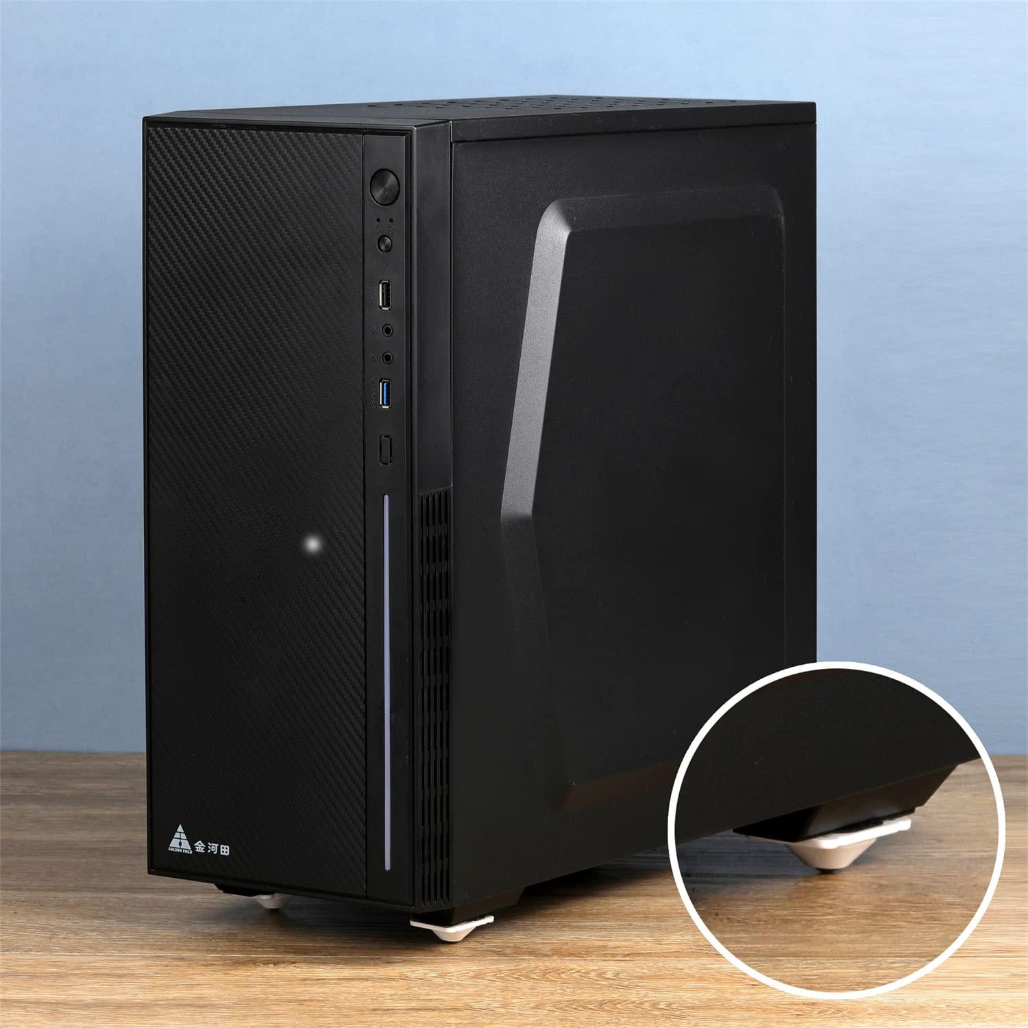 32 Ruedas Autoadhesivas de Acero Inoxidable 360° - Negro