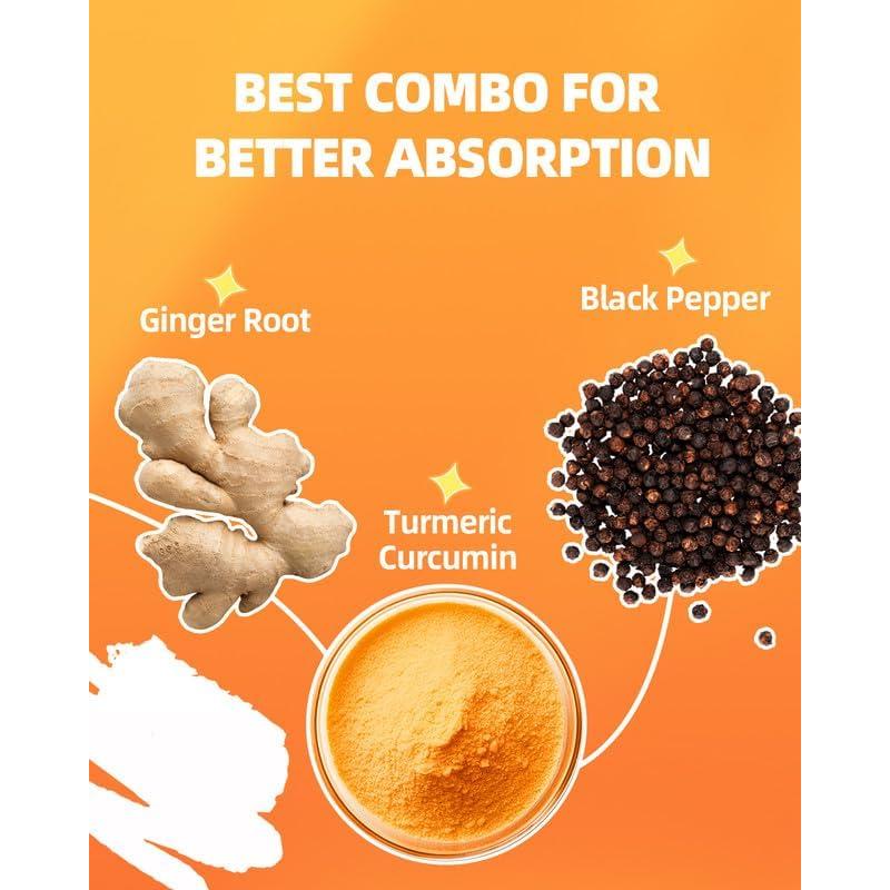 Gomitas de Cúrcuma y Jengibre ORGMO 60 Unidades Sin Azúcar