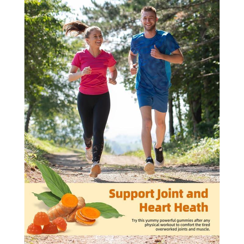 Gomitas de Cúrcuma y Jengibre ORGMO 60 Unidades Sin Azúcar