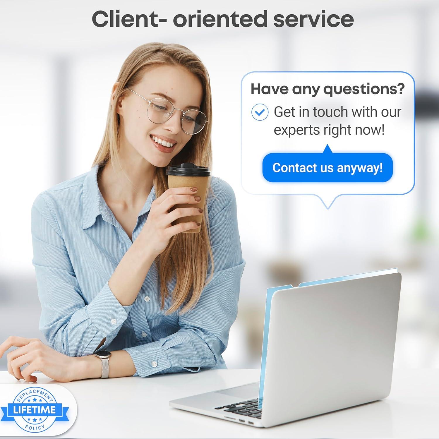 Protector de Pantalla VINTEZ 14" Luz Azul Anti-UV 16:9