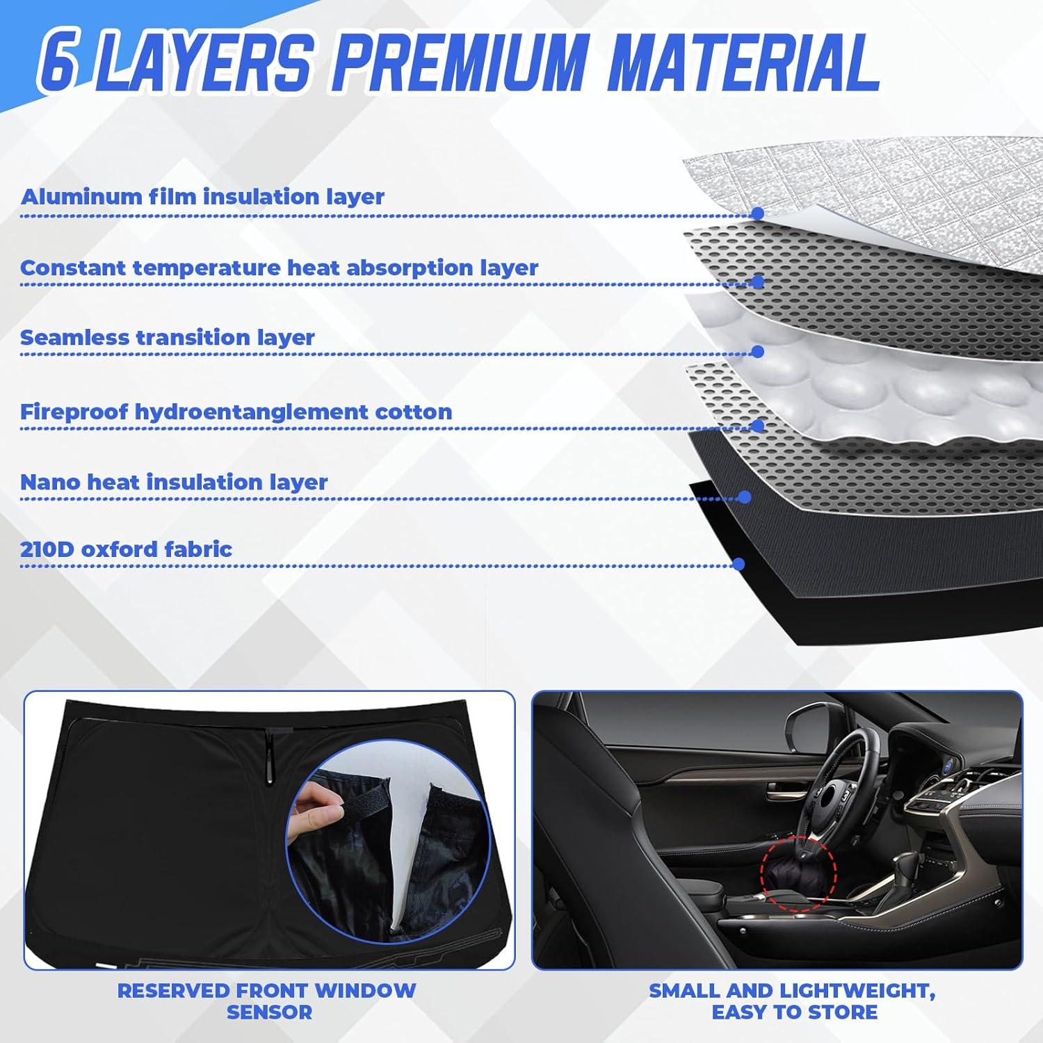 Protector Solar para Parabrisas Sportuli 1996-2025 Chevy Express