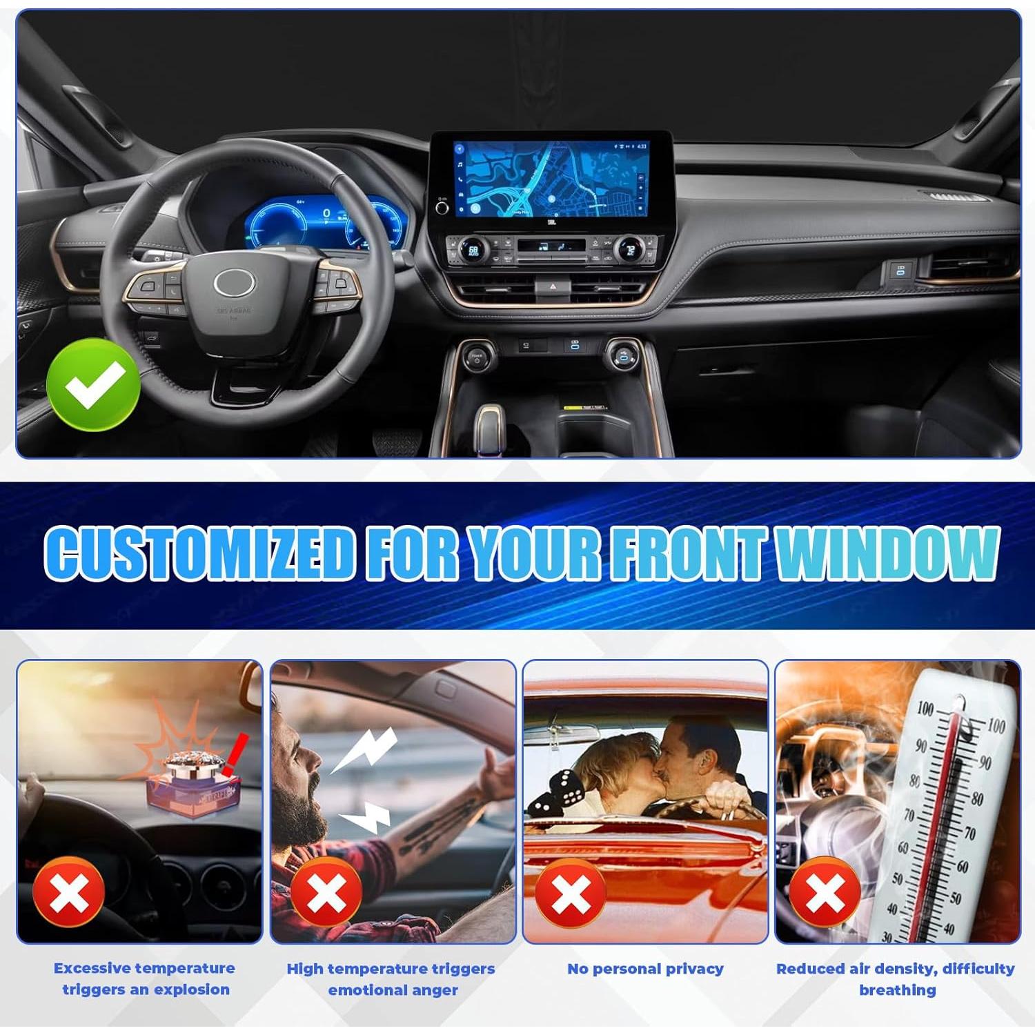 Protector Solar para Parabrisas Sportuli 1996-2025 Chevy Express