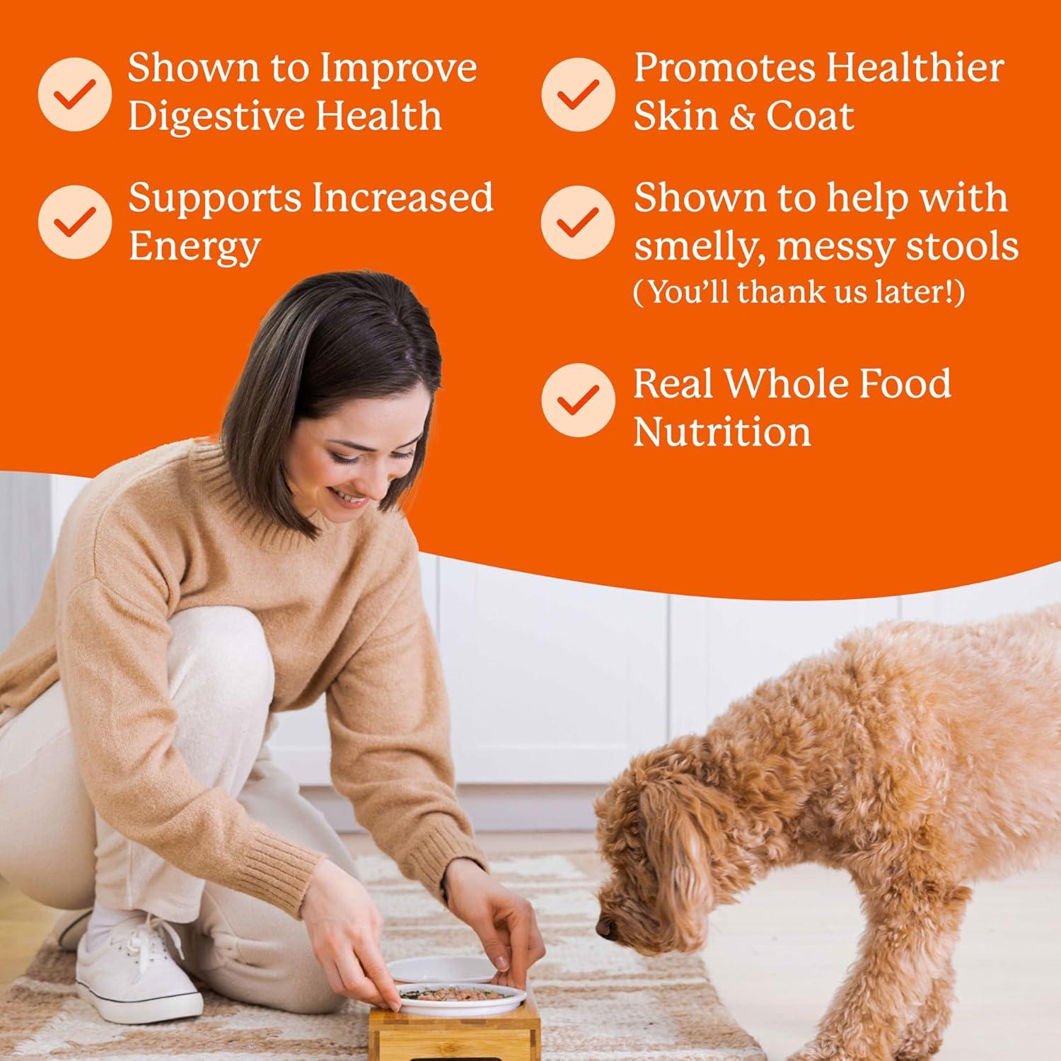 Dr. Harvey's Veg-to-Bowl Fine Ground Dog Food, Human Grade Dehydrated Base Mix for Dogs, Grain Free Holistic Mix for Small Dogs Trial Size (6.5 oz)