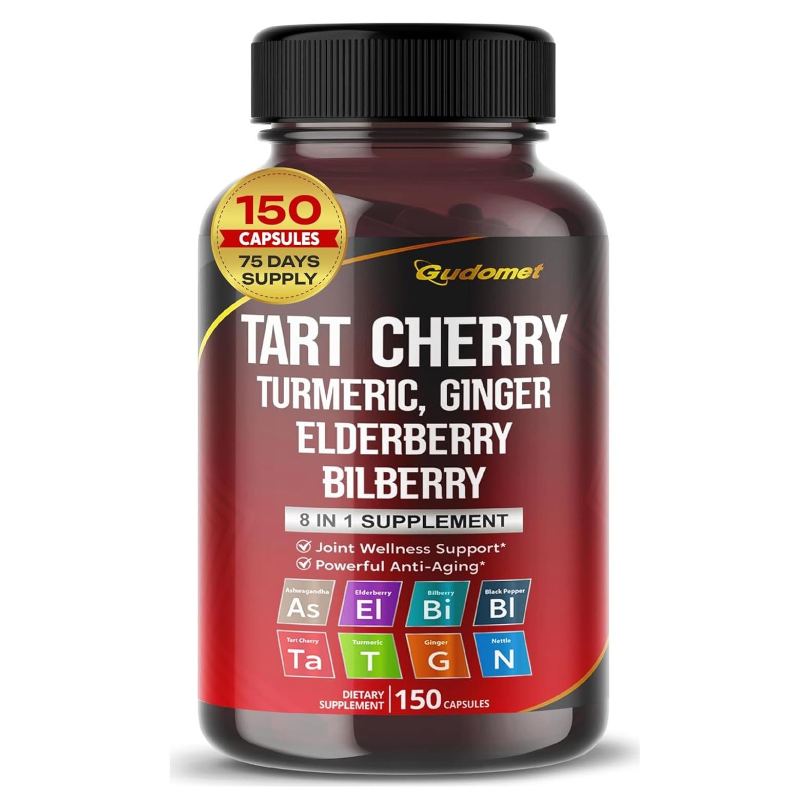 Cereza Ácida Gudomet 150 Cápsulas - Suplemento Natural