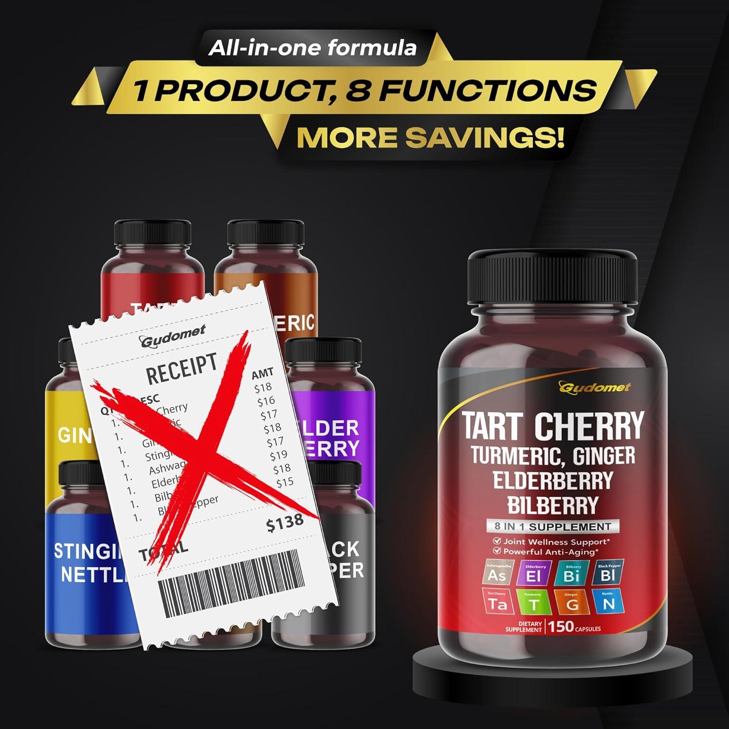 Cereza Ácida Gudomet 150 Cápsulas - Suplemento Natural