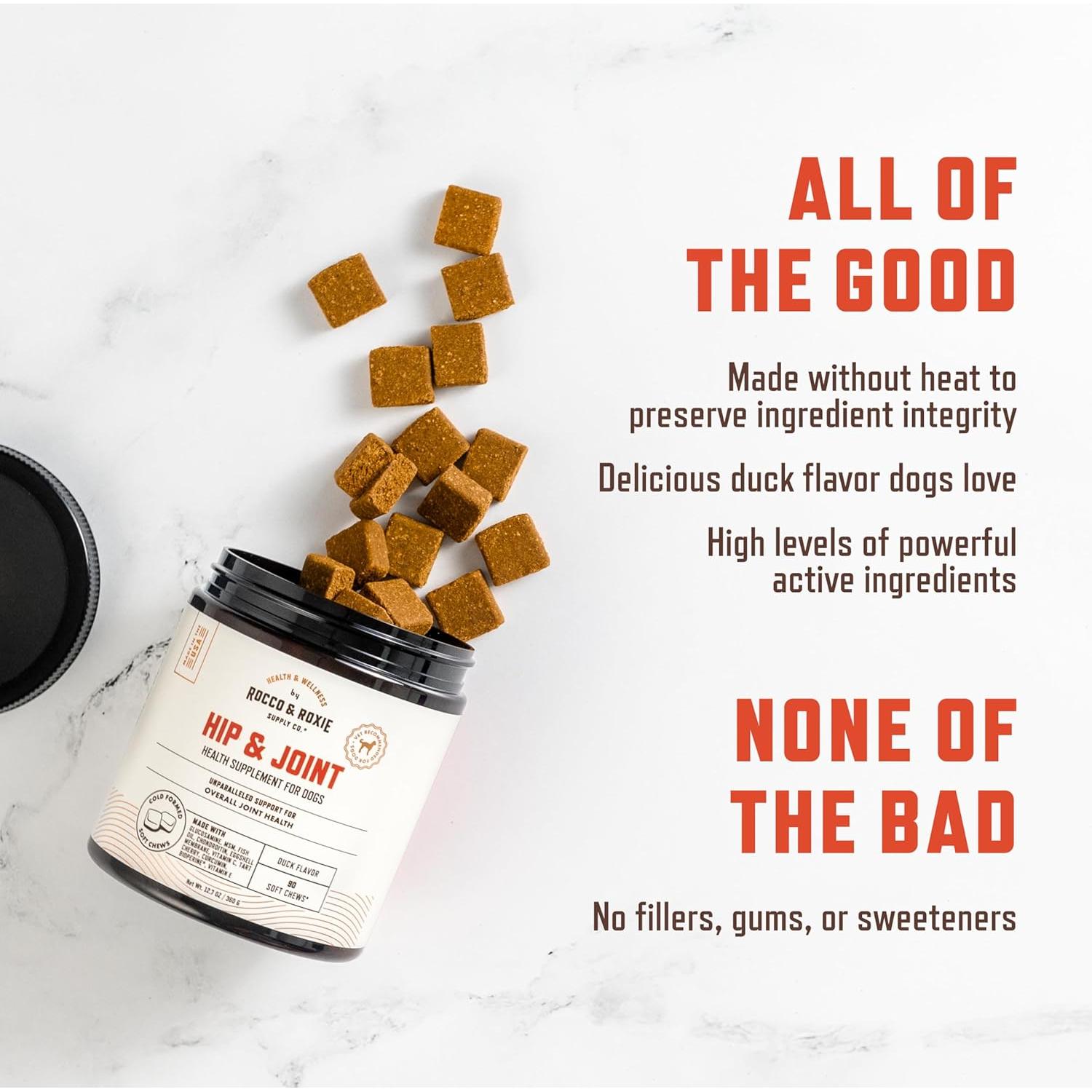 Galletas Suplemento Articular Rocco & Roxie 90 ct para Perros