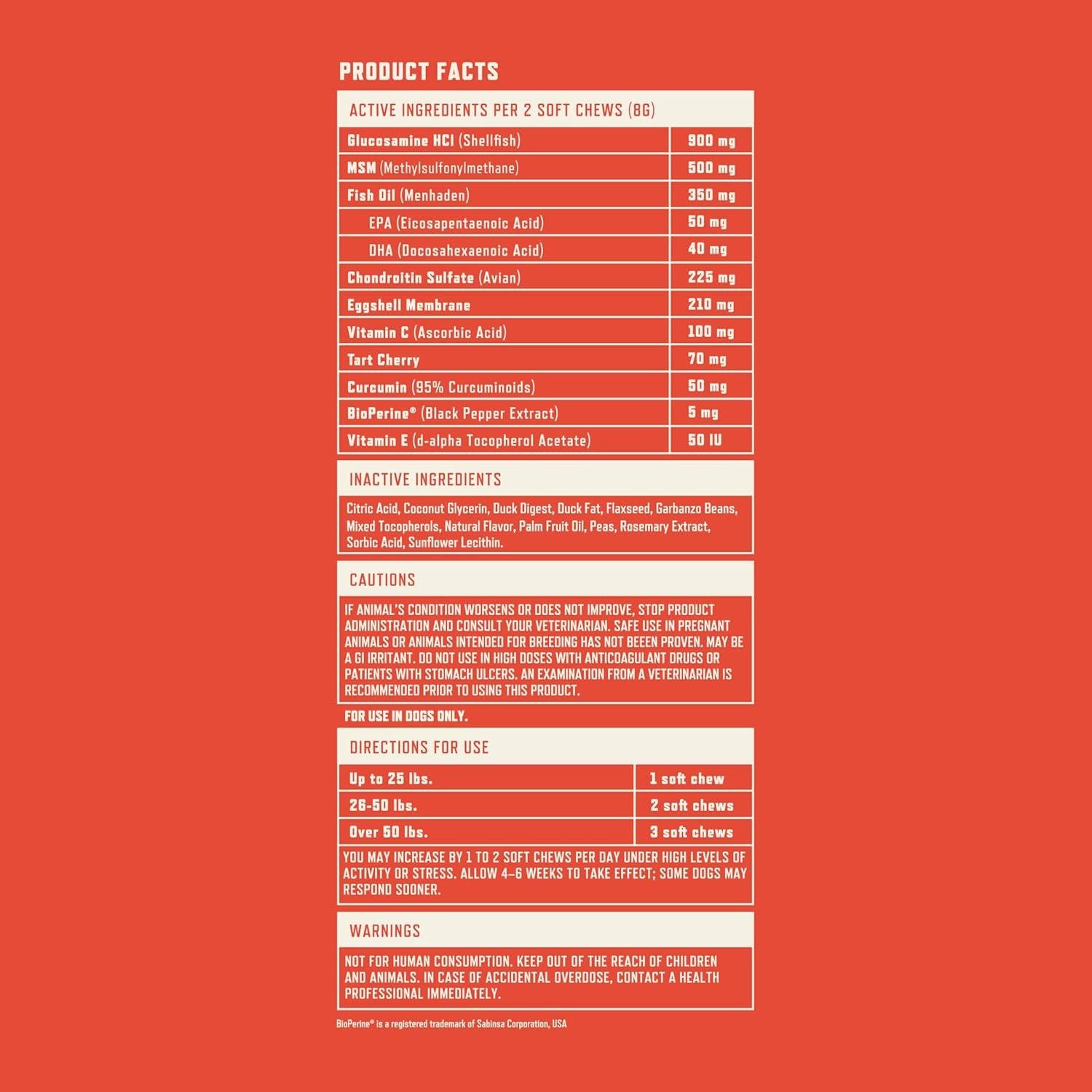 Galletas Suplemento Articular Rocco & Roxie 90 ct para Perros