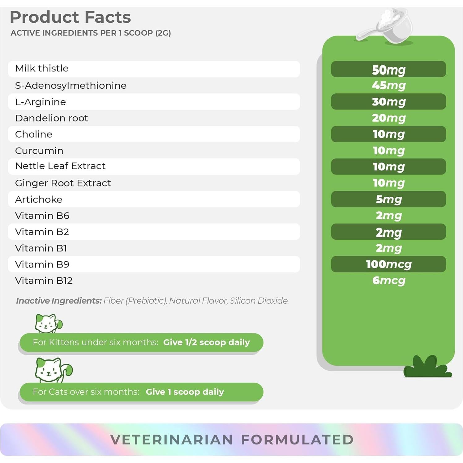 Suplemento Hepático para Gatos VITA PET 113.4g - Cardo Mariano