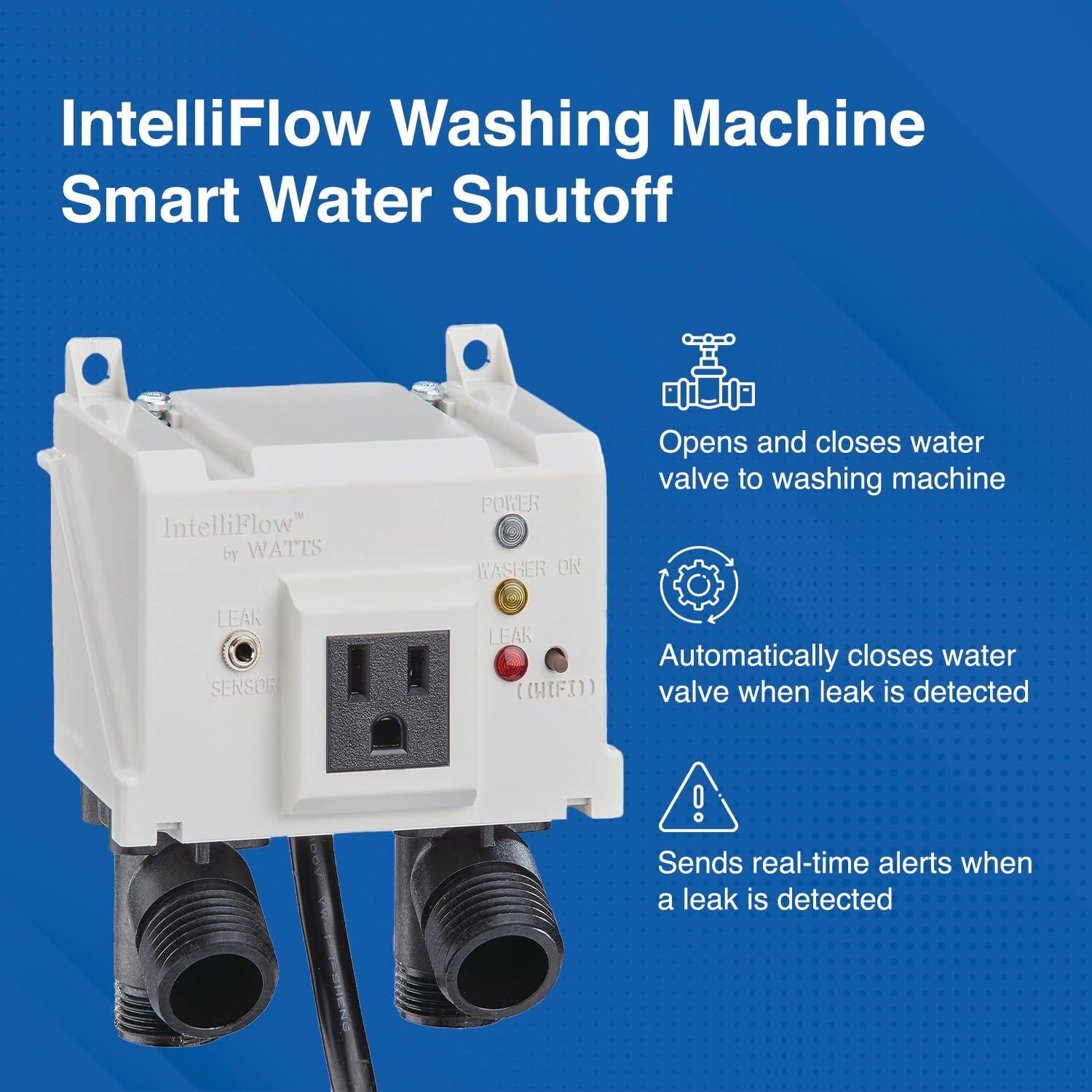 Válvula de Corte de Agua Inteligente Watts Intelliflow 1/2"