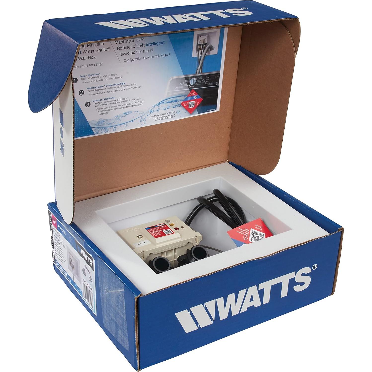 Válvula de Corte de Agua Inteligente Watts Intelliflow 1/2"