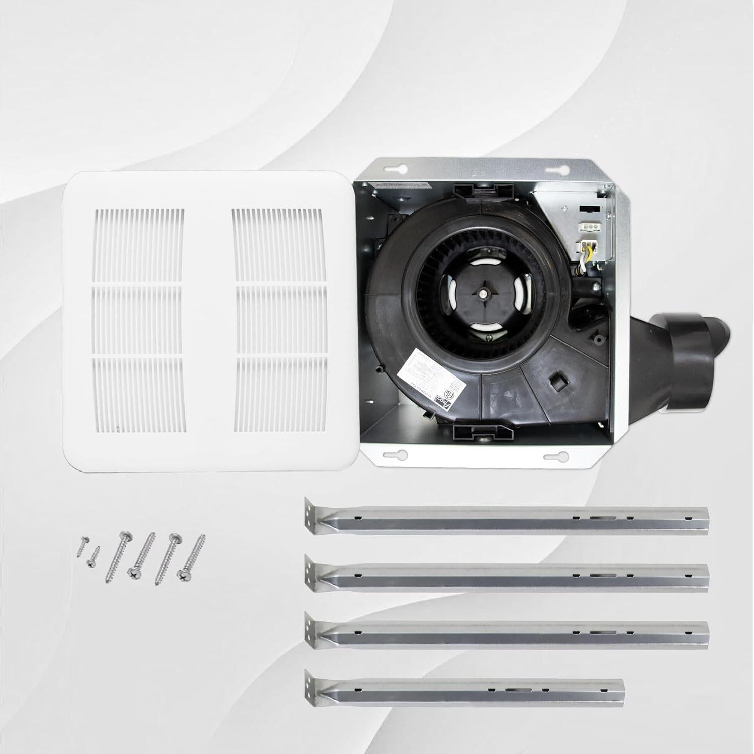 Ventilador Extractor de Baño Awoco 90 CFM Silencioso 0.8 Sone