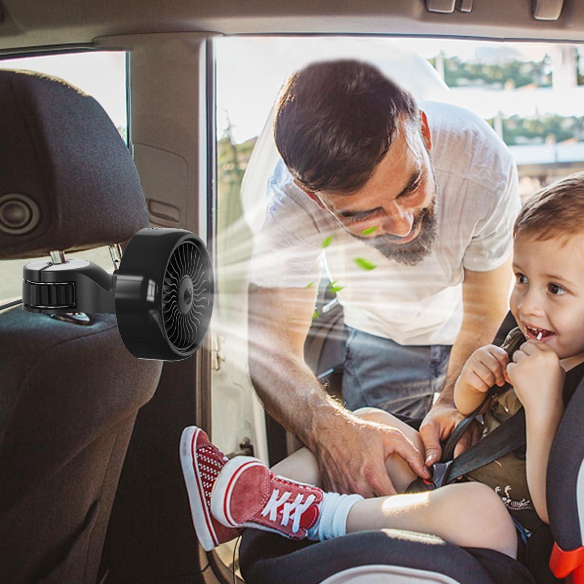 Ventilador de Coche Portátil XTryfun FE052 USB 3 Velocidades