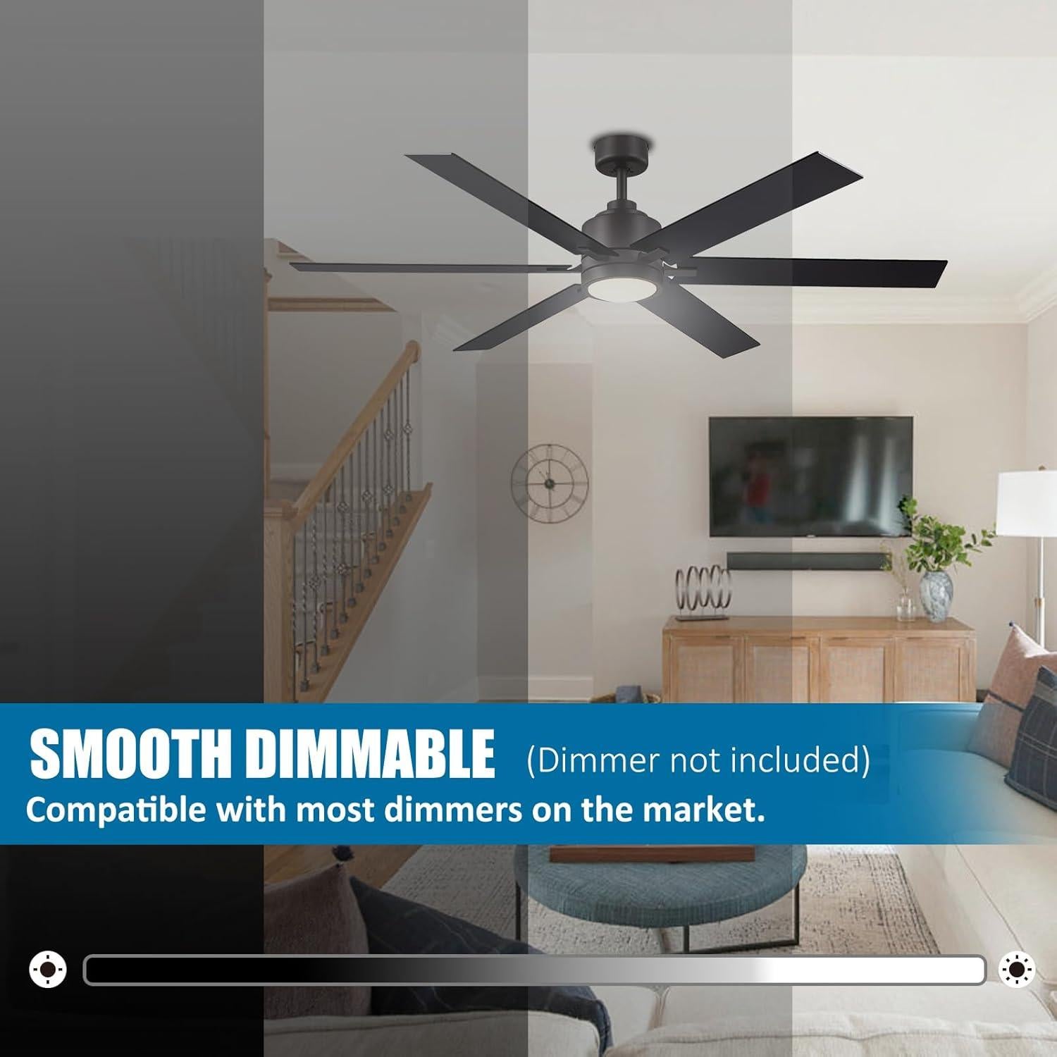 Luz LED para Ventilador de Techo Cooper 18W 6000K Regulable