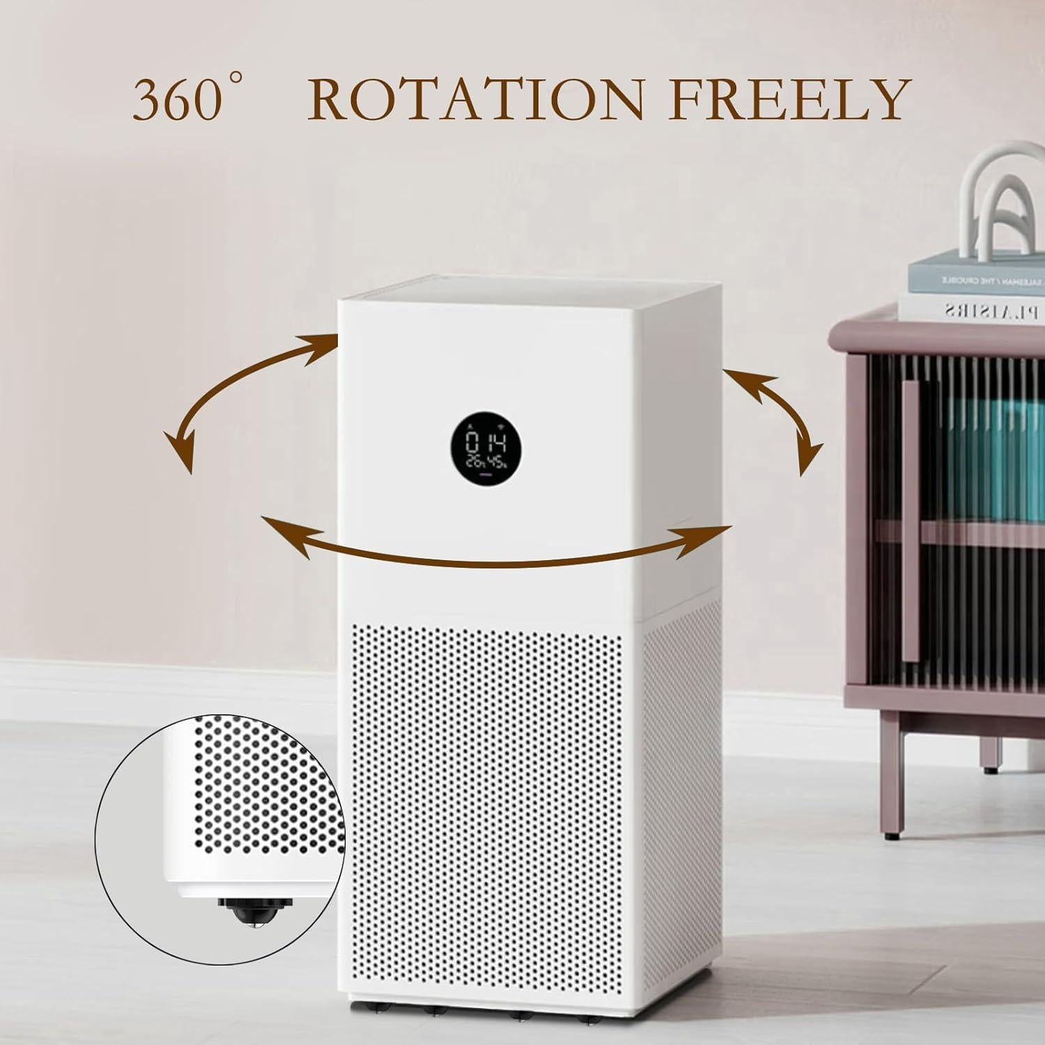 Ruedas Mini Autoadhesivas ZEMINIOR 2.5cm 360° para Muebles