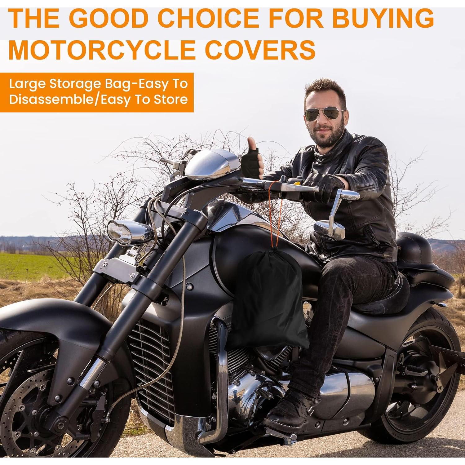 Funda de Motocicleta SRIMMIT MCW-M Impermeable 198x89x109cm