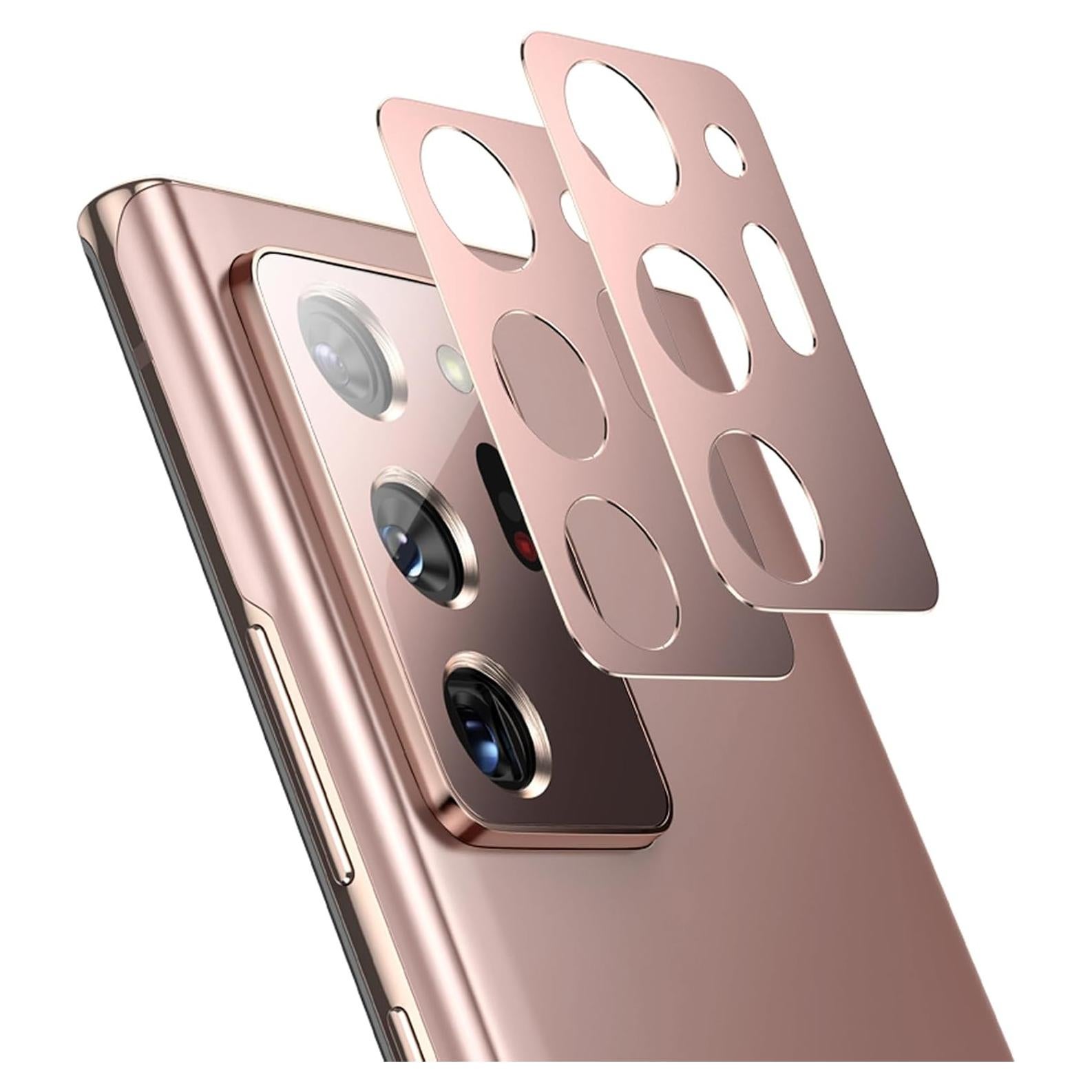 Paquete de 2 Protectores de Lente de Cámara Metal Samsung Note 20 Ultra