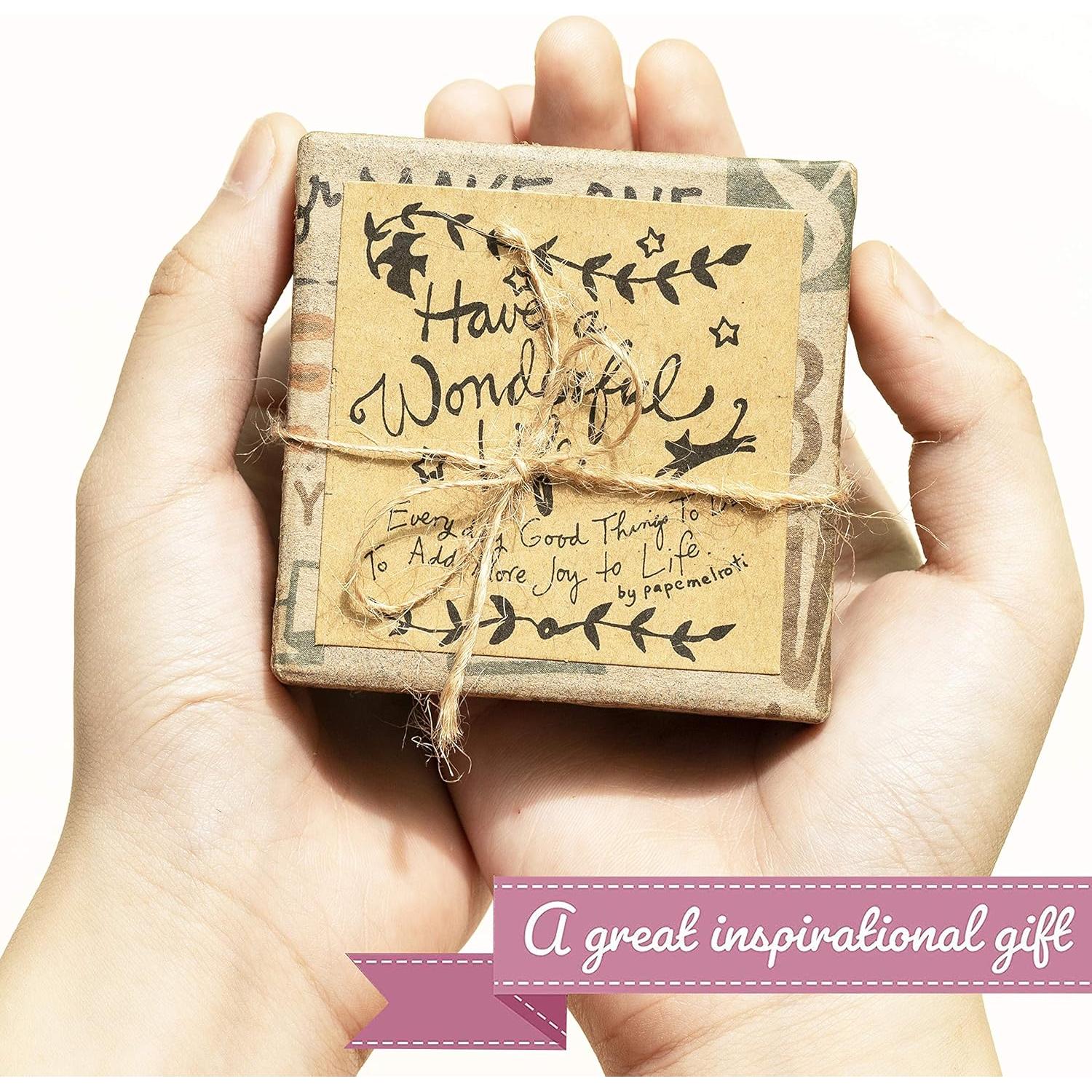 Baraja de Cartas Inspiracionales Navy Peony - 47 Cartas Ecológicas