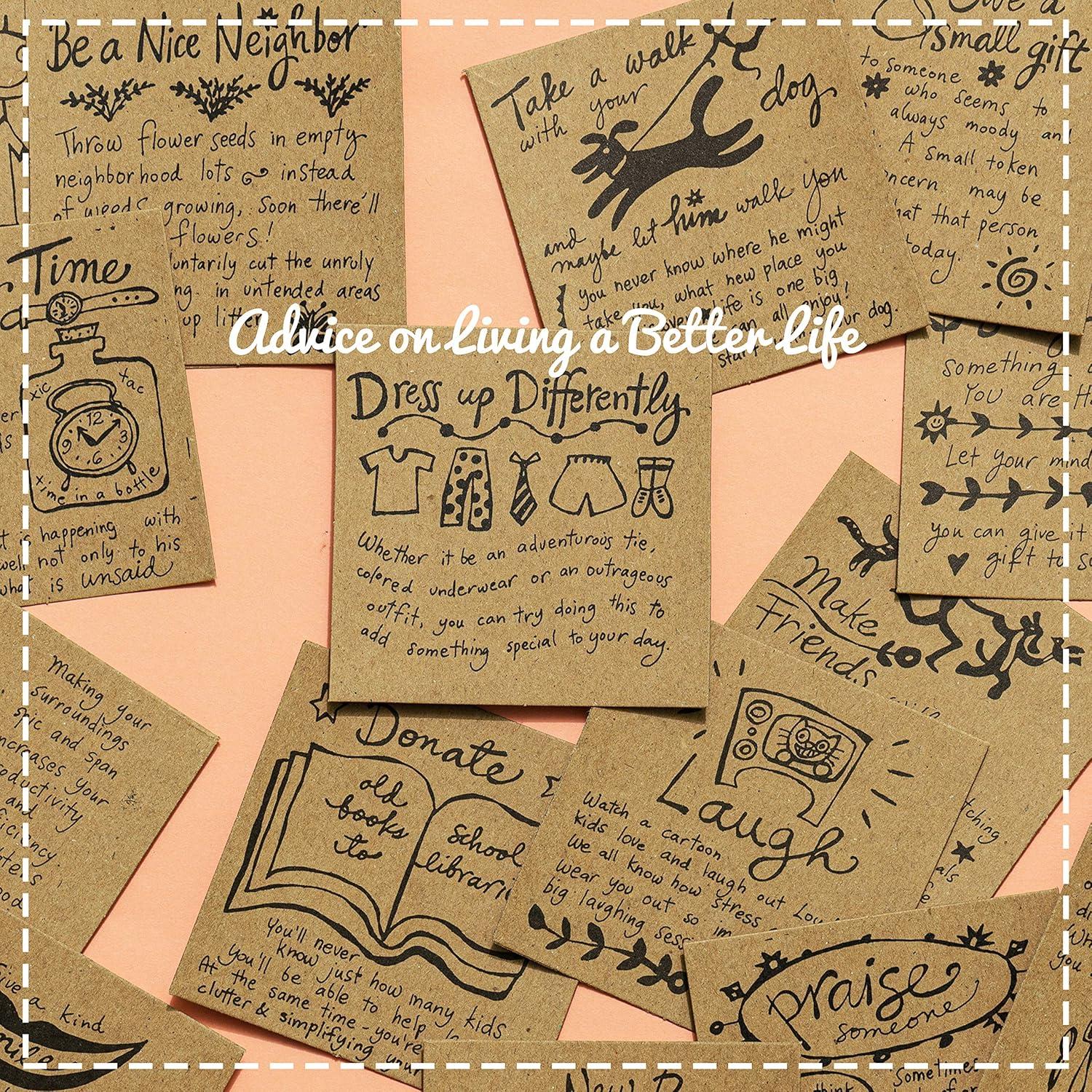 Baraja de Cartas Inspiracionales Navy Peony - 47 Cartas Ecológicas