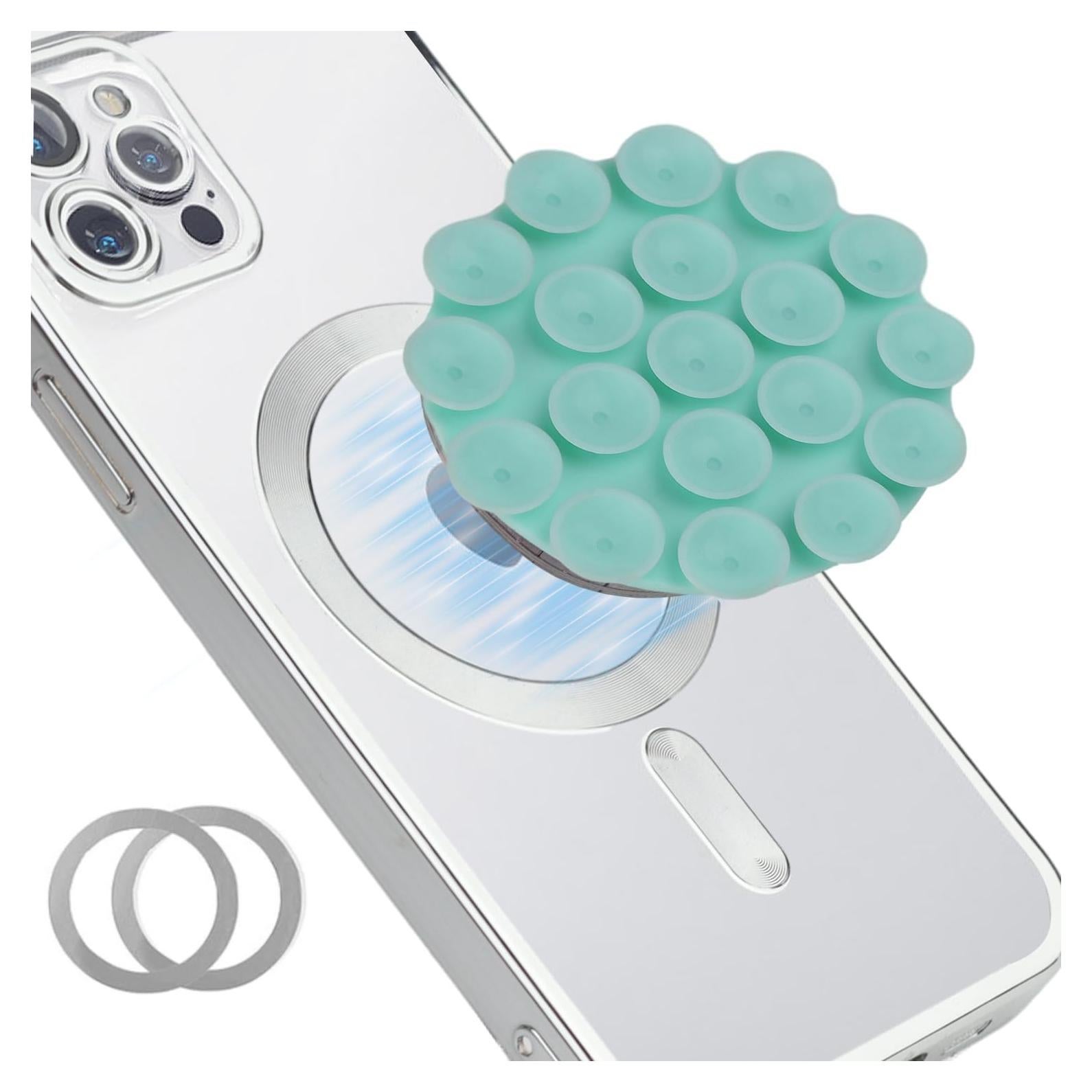 Funda de teléfono manos libres NTidea con soporte magnético azul