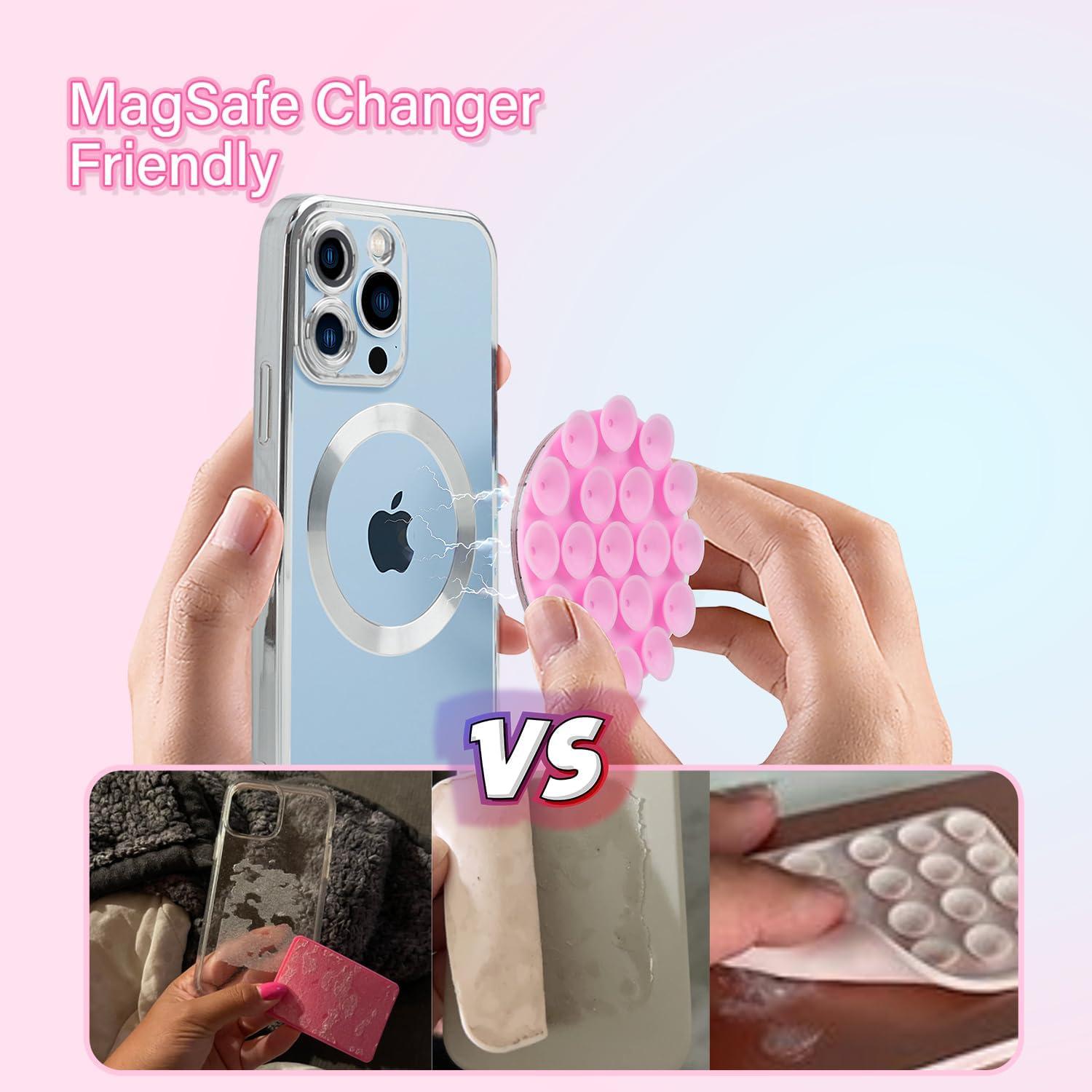 Funda de teléfono manos libres NTidea con soporte magnético azul