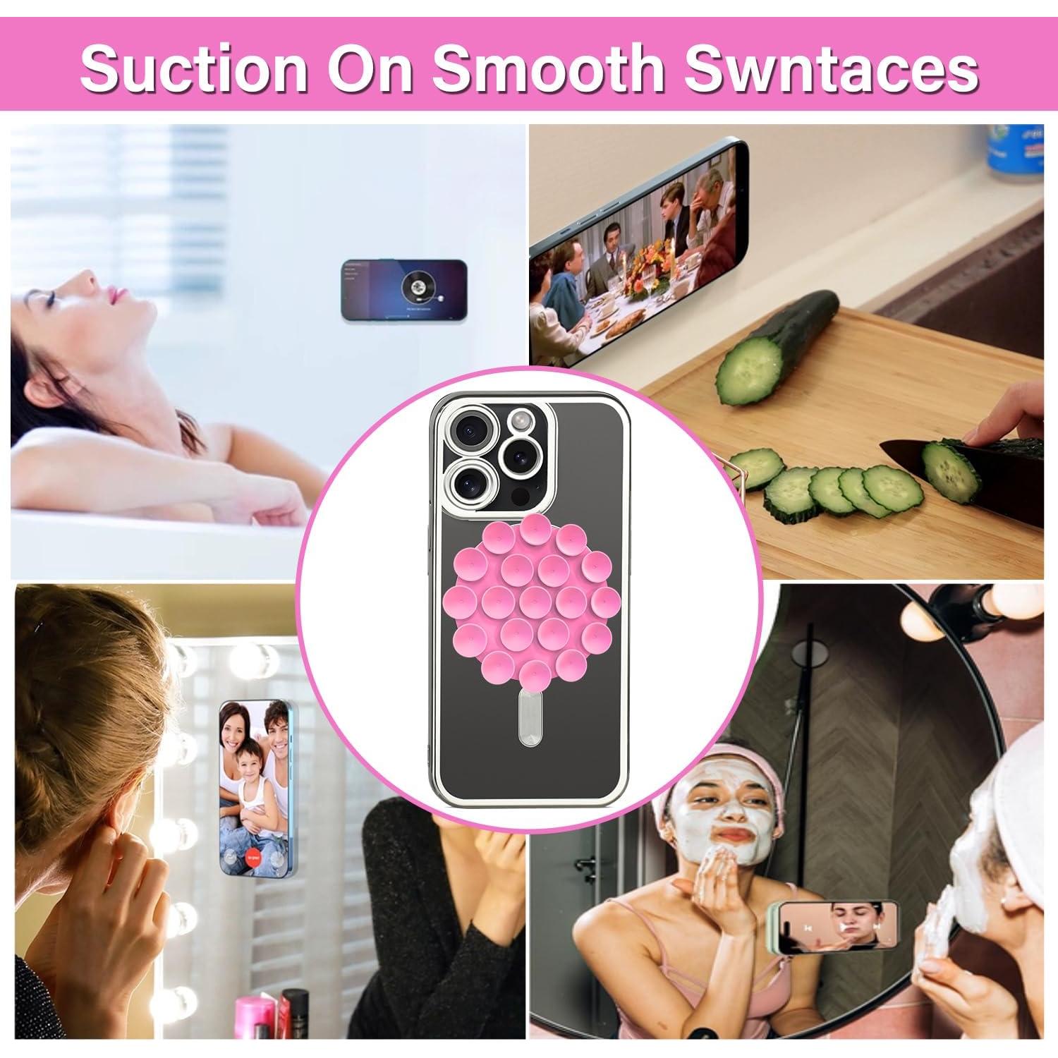 Funda de teléfono manos libres NTidea con soporte magnético azul