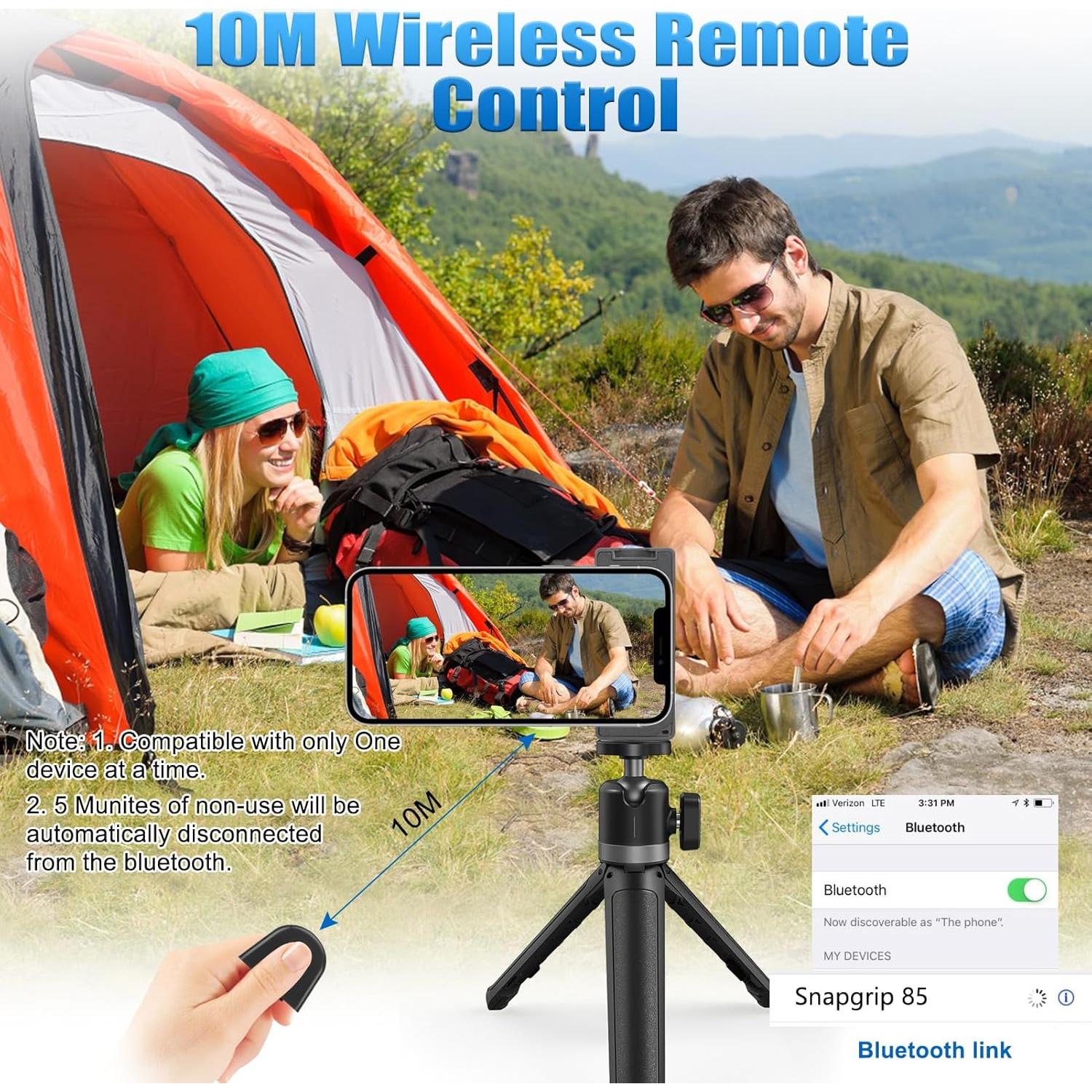 Soporte de Cámara Magnético Bluetooth YW-85A para Smartphone