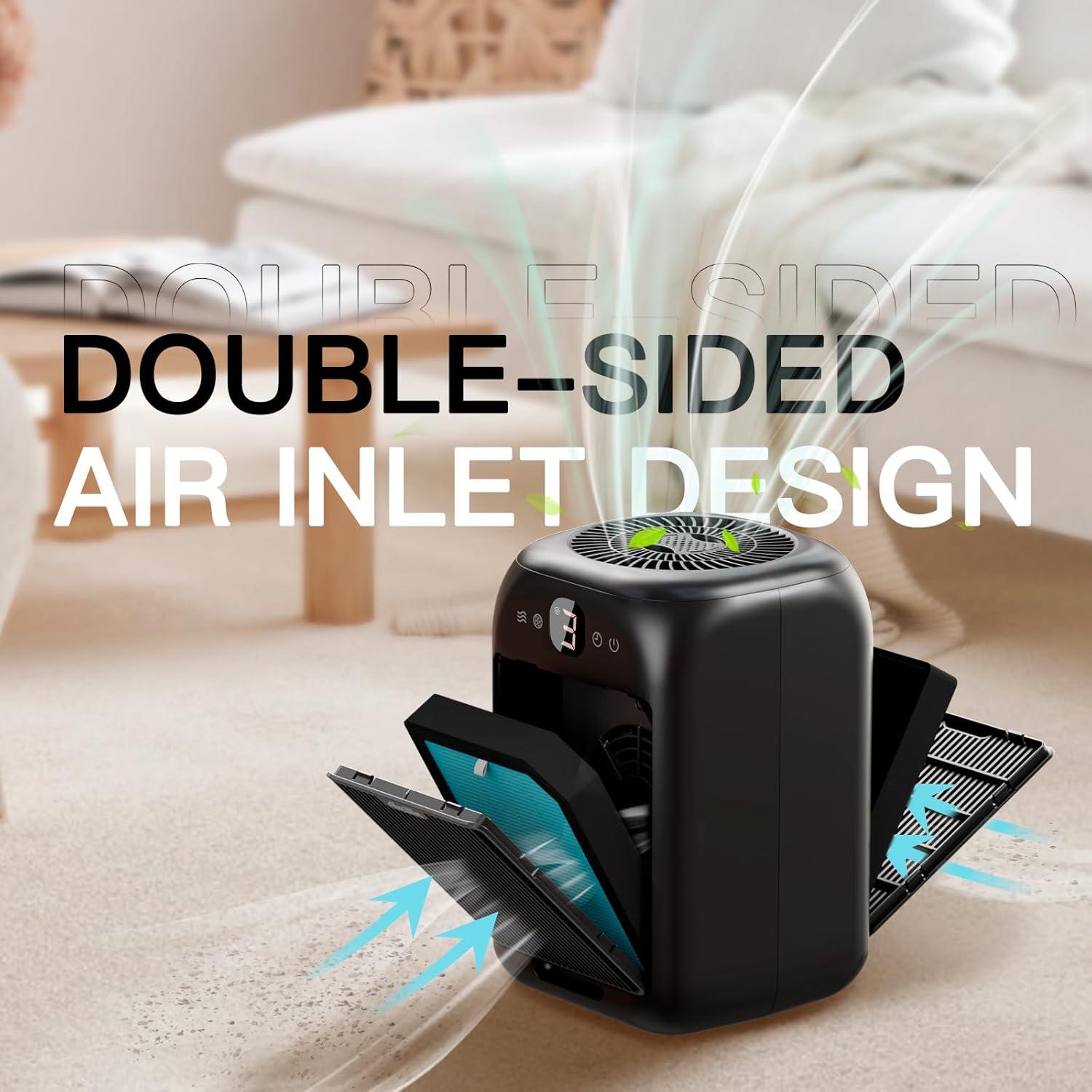 Paquete de 2 Purificadores de Aire Aircillin AP1501 HEPA 84.3 m²