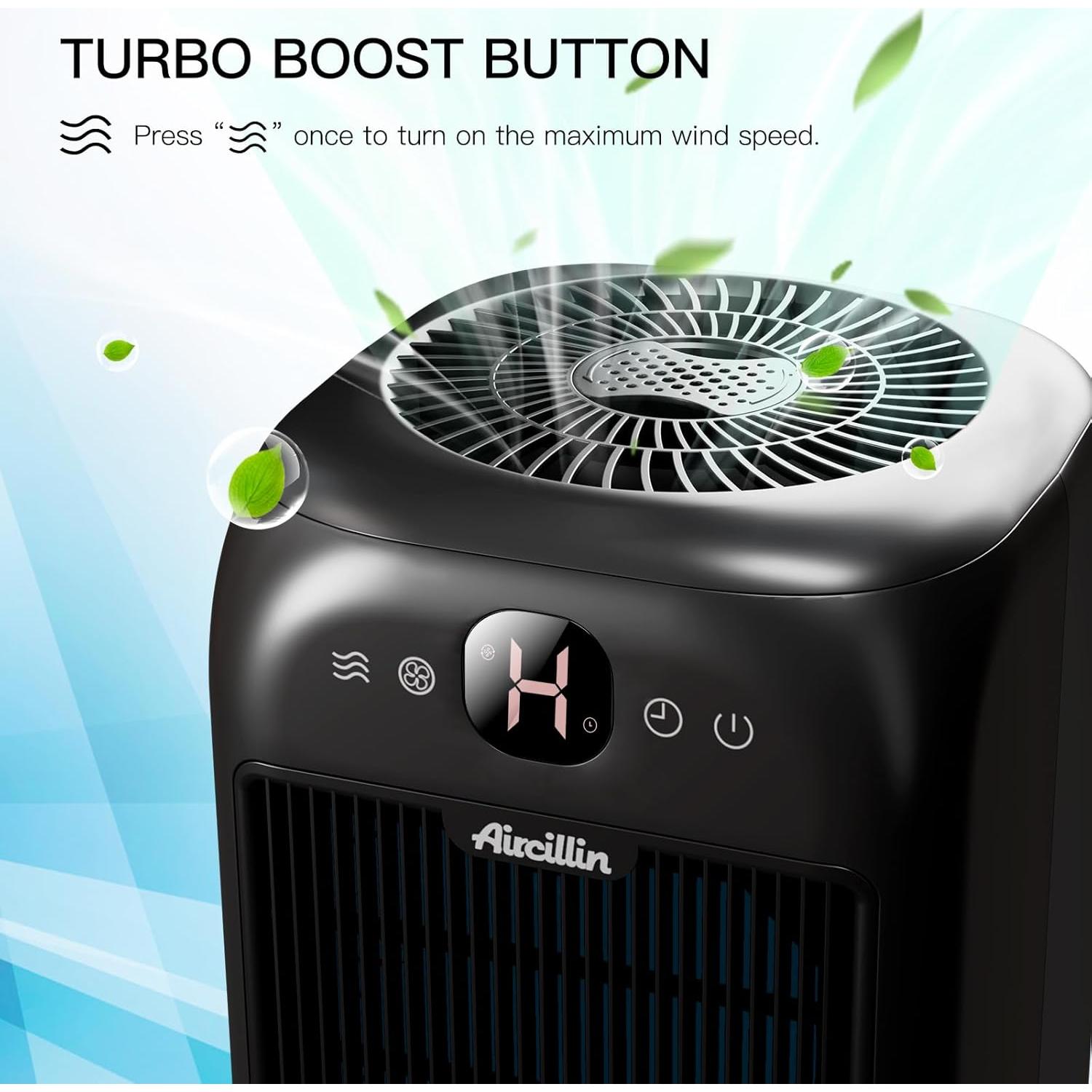 Paquete de 2 Purificadores de Aire Aircillin AP1501 HEPA 84.3 m²