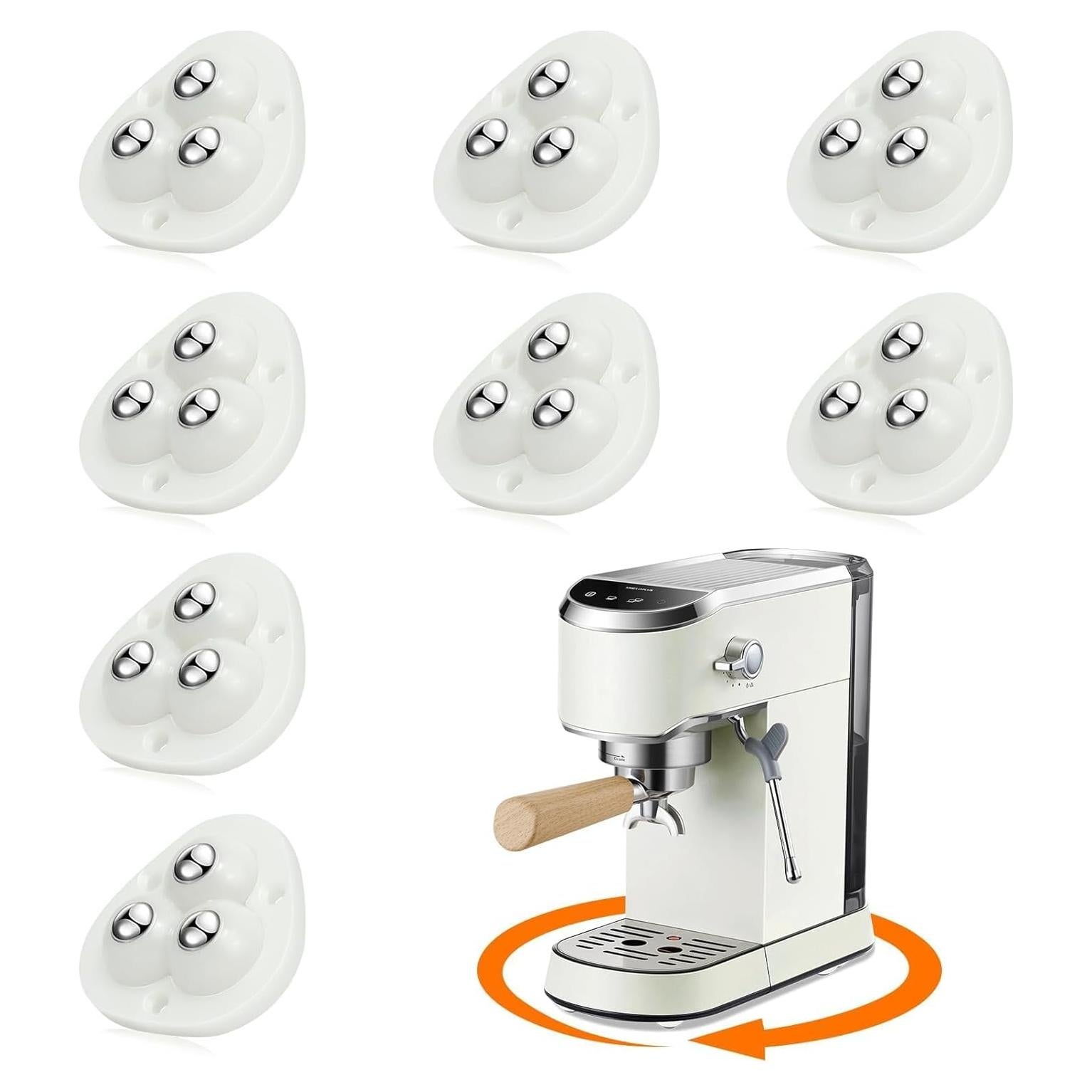 Ruedas Autoadhesivas TRVL FIELDER 8 PCS 360° para Muebles