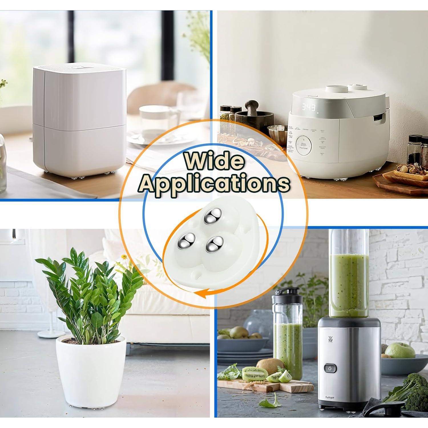 Ruedas Autoadhesivas TRVL FIELDER 8 PCS 360° para Muebles