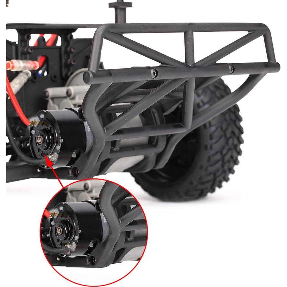 Motor GLOBACT 550 12T para RC 1/10 Traxxas ARRMA Axial